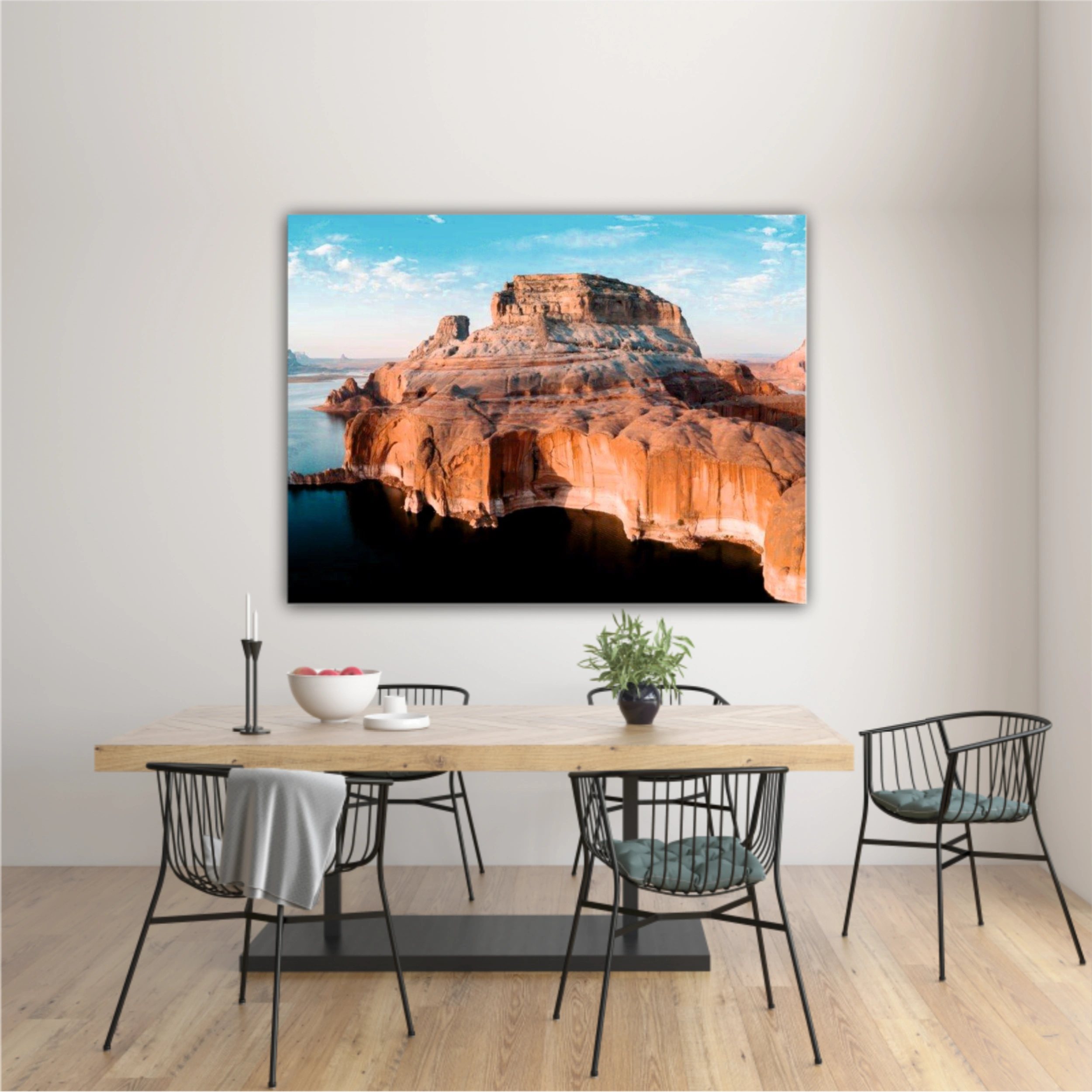 arizona, mountains, panorama, lake powell, nature