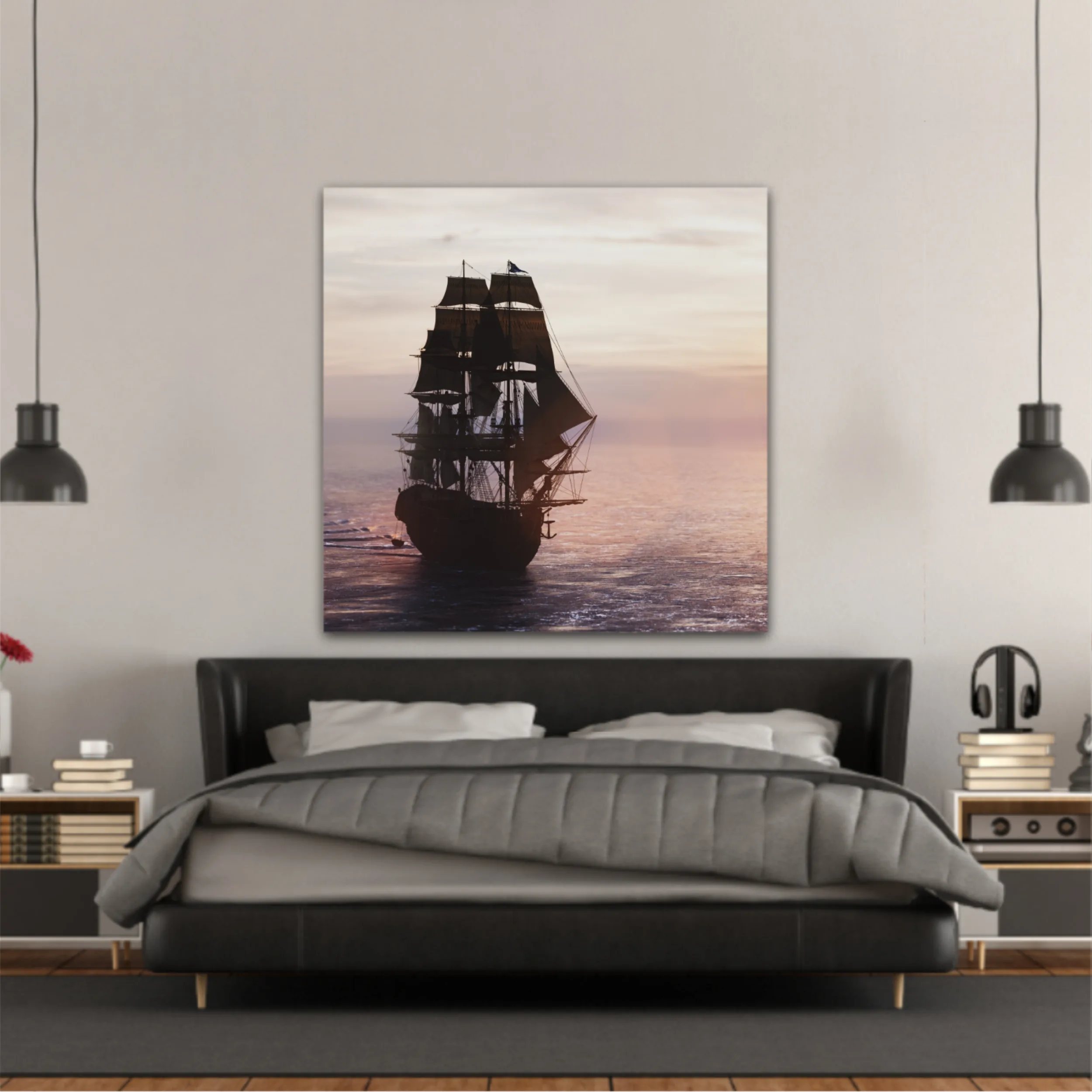 Art painting Sail Ship