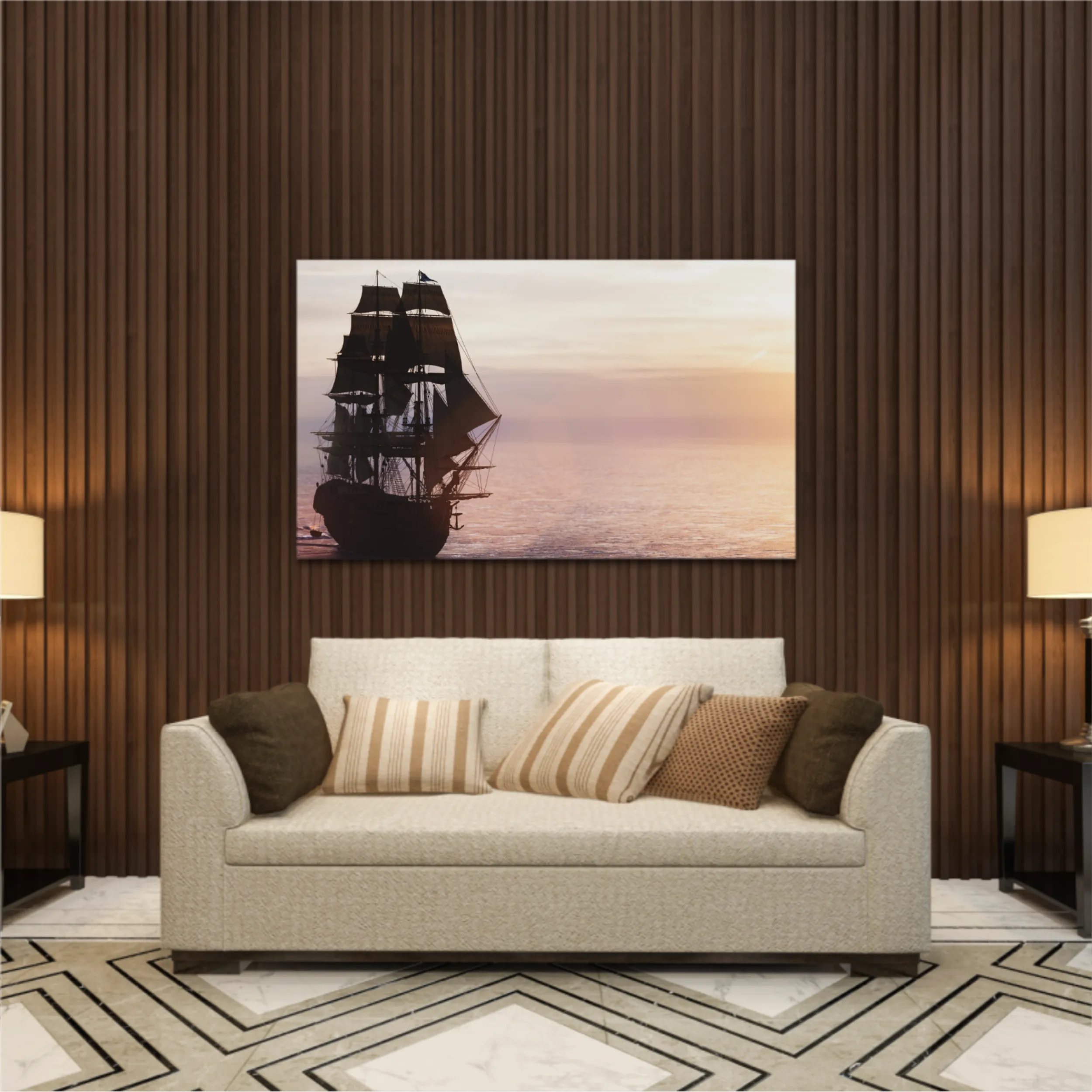 Art painting Sail Ship