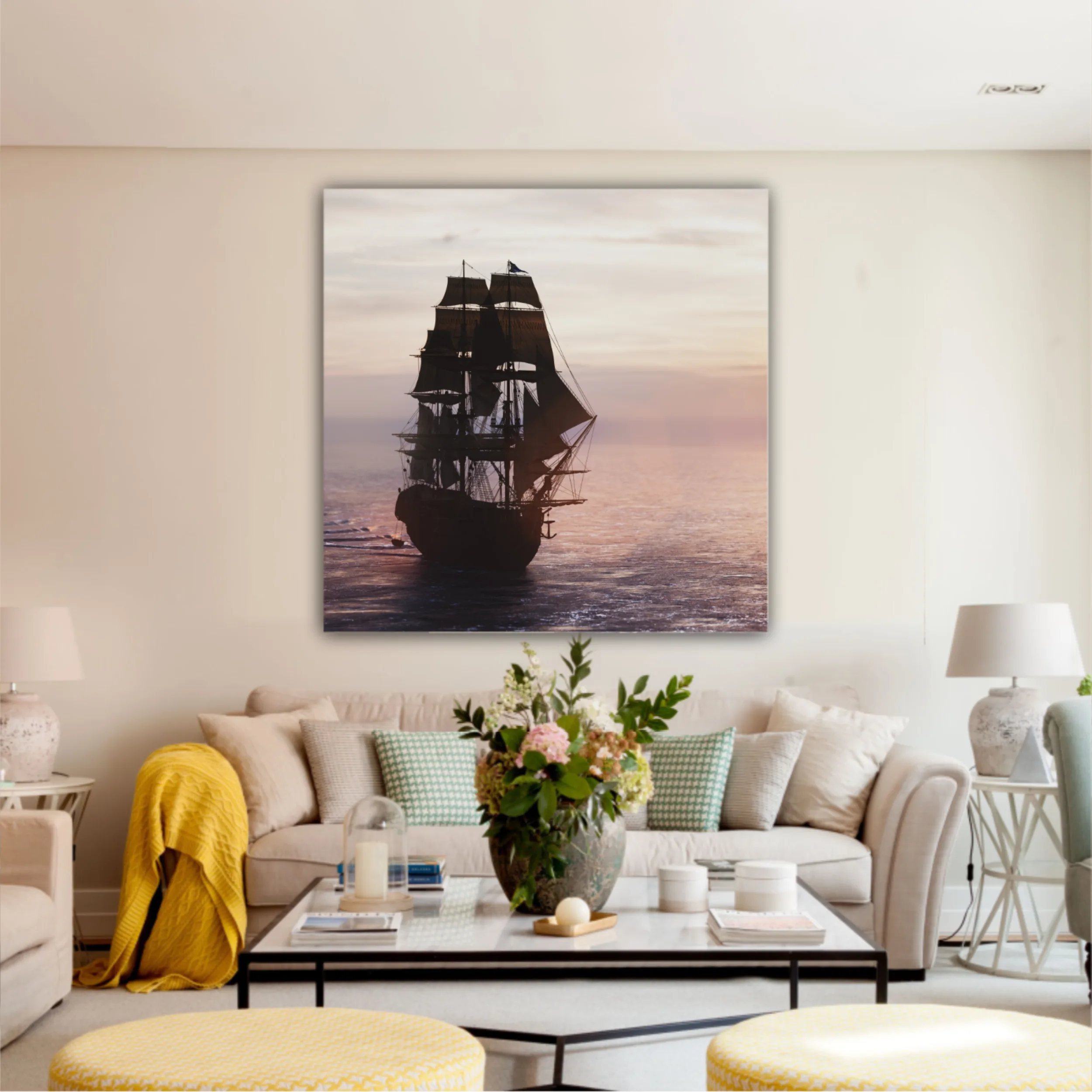 Art painting Sail Ship