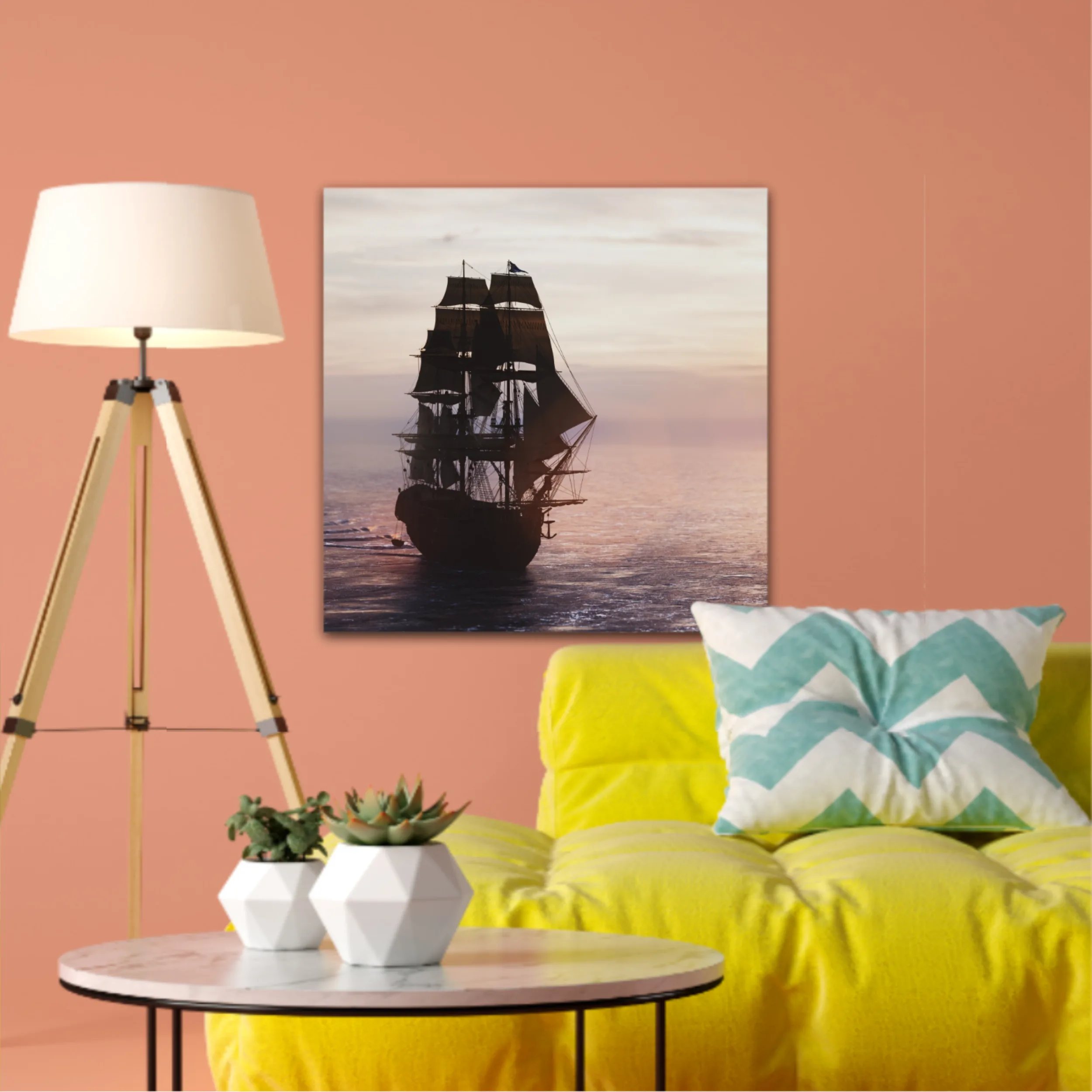 Art painting Sail Ship