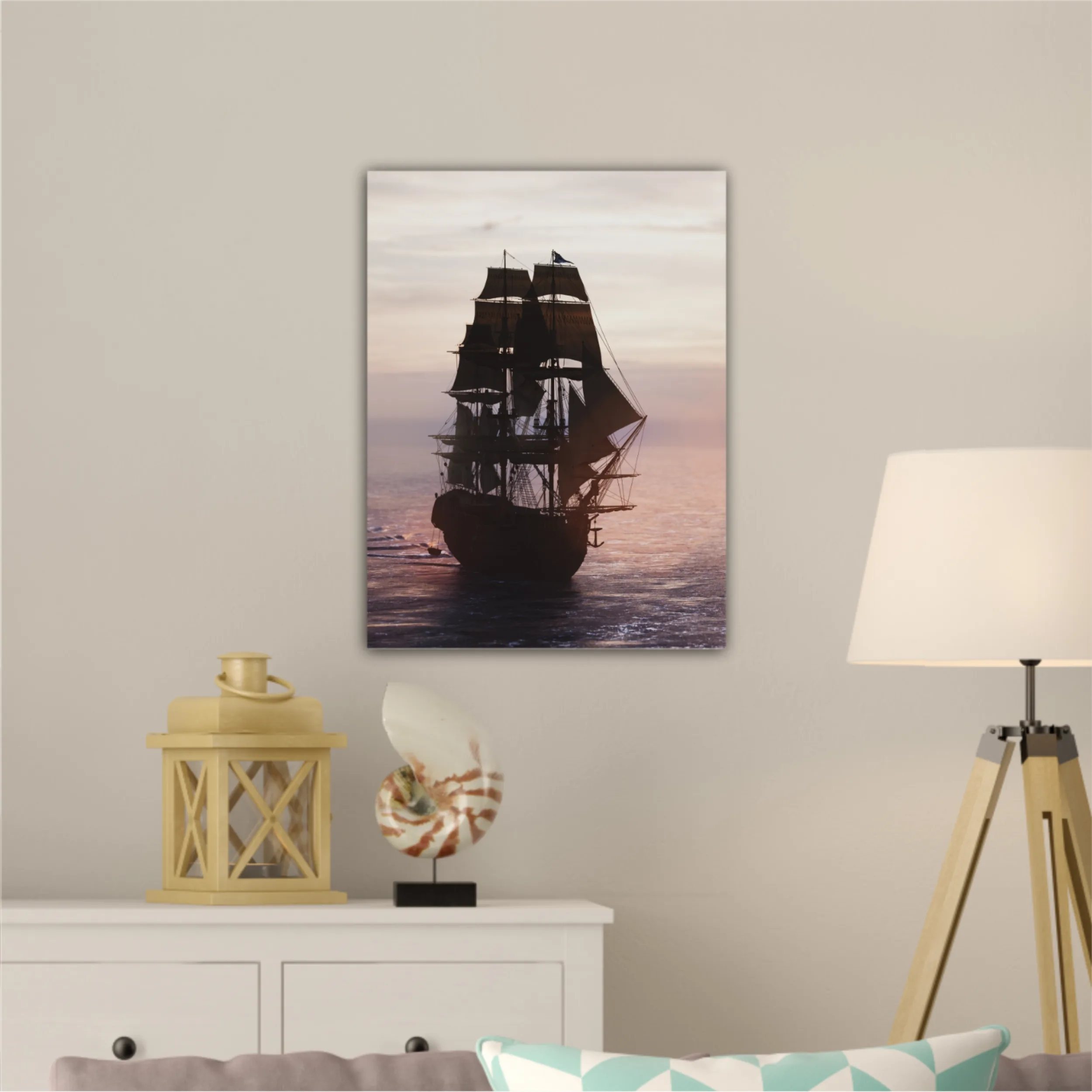 Art painting Sail Ship