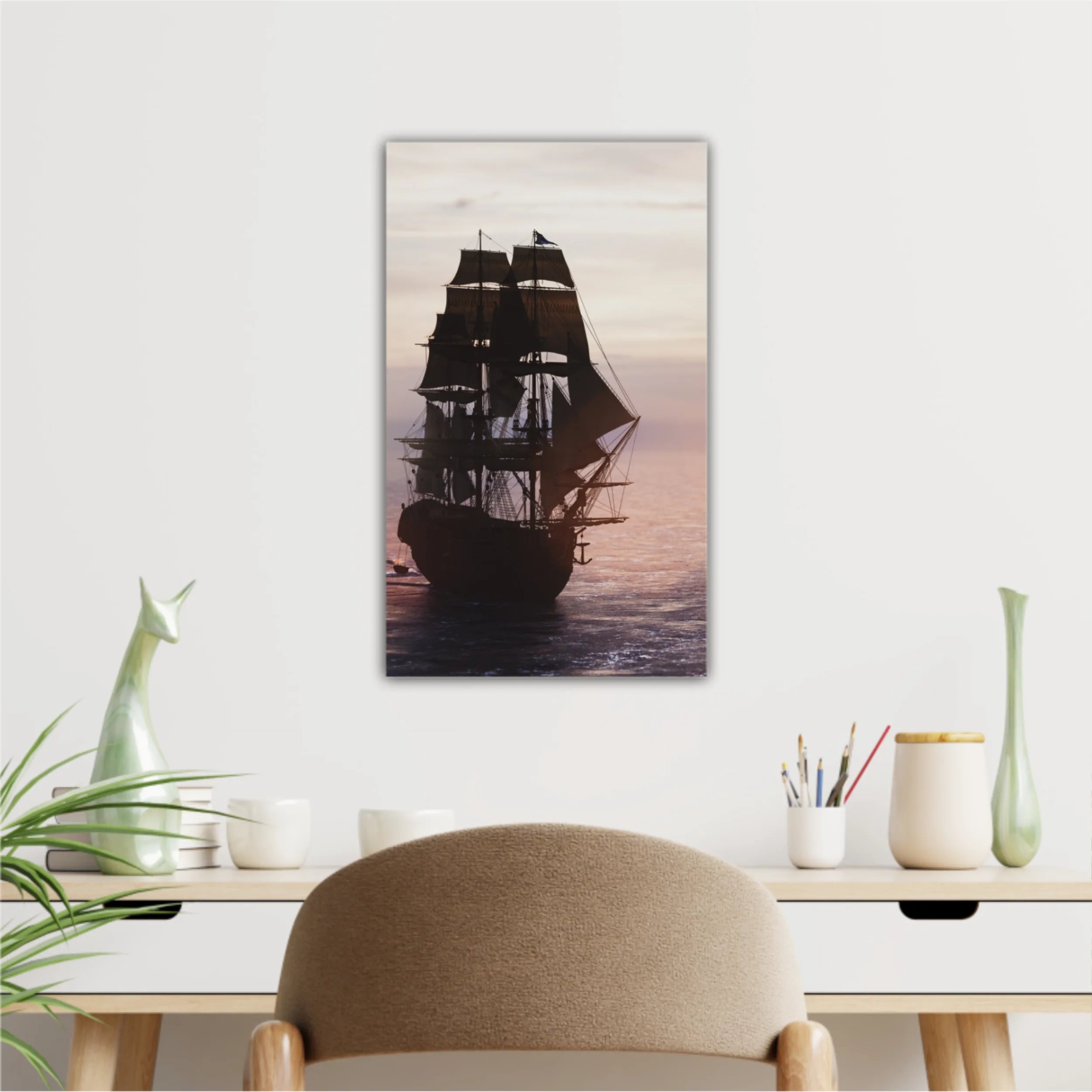 Art painting Sail Ship