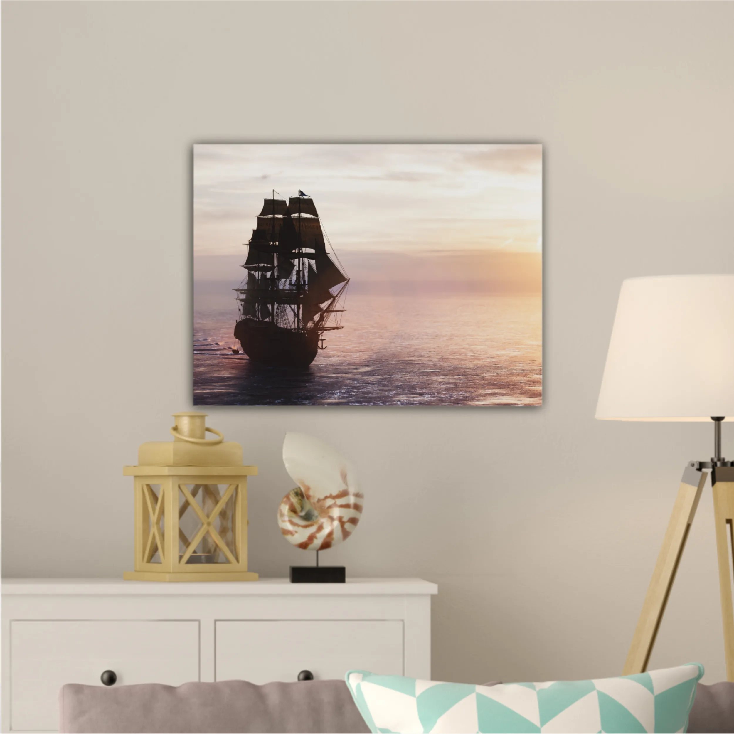 Art painting Sail Ship