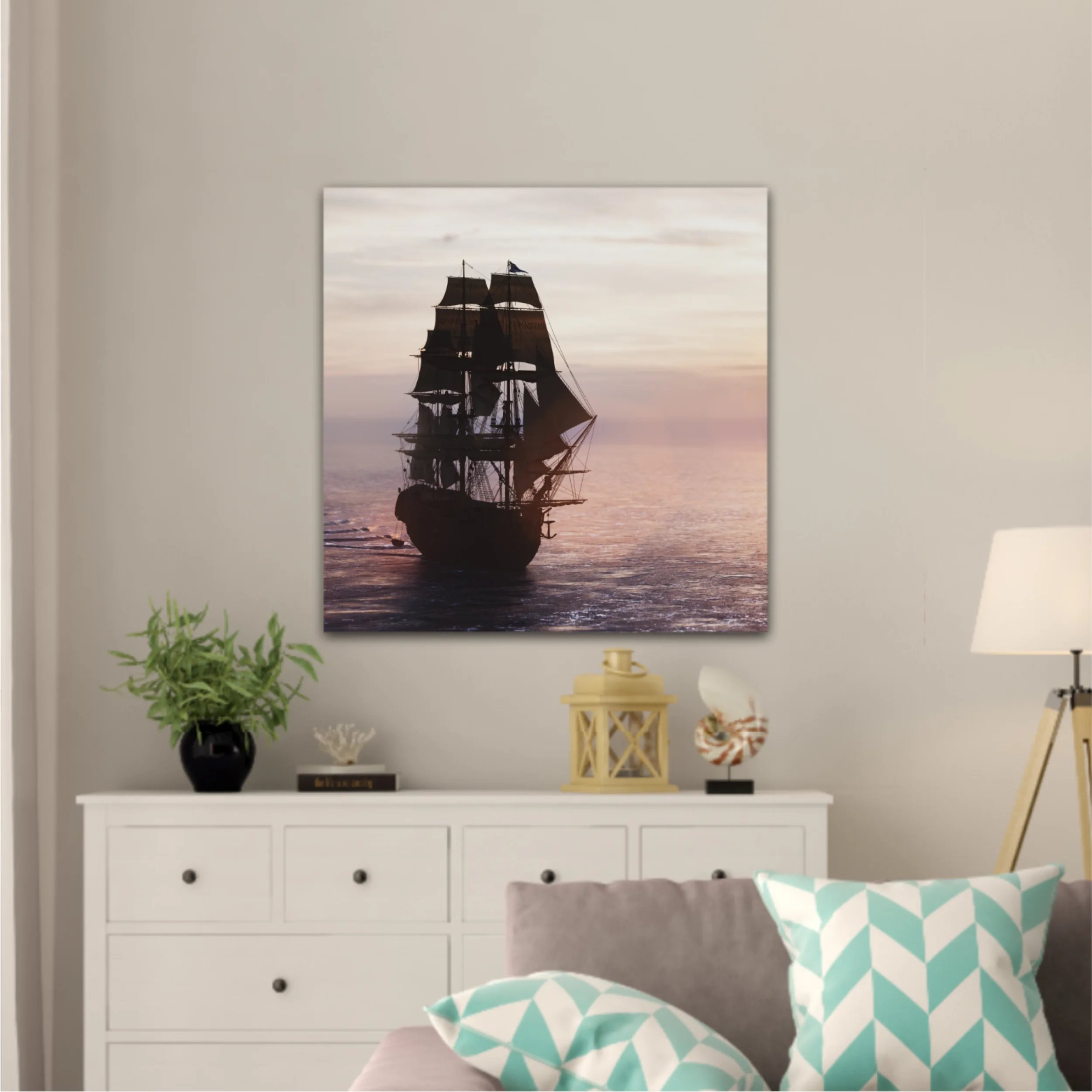 Art painting Sail Ship