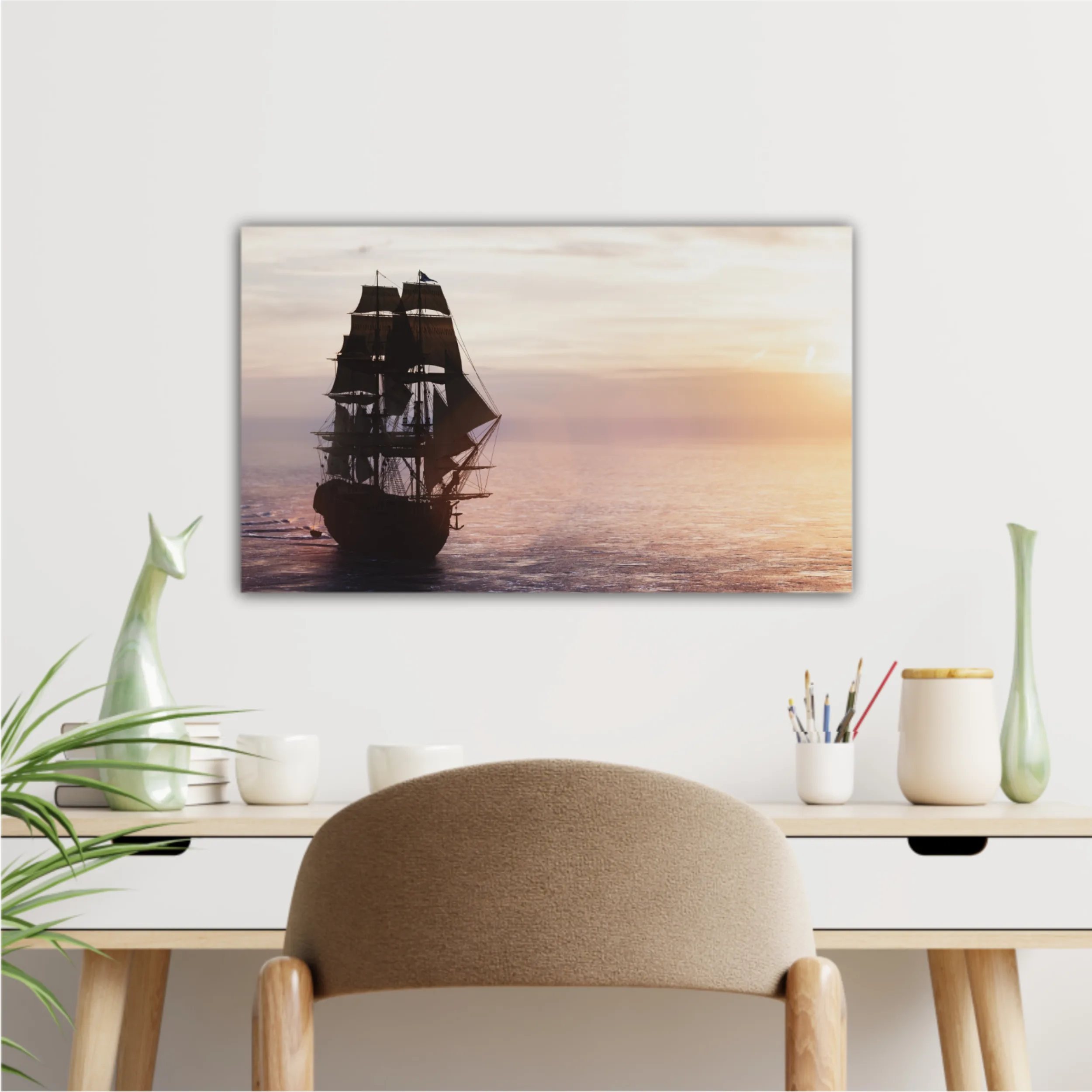 Art painting Sail Ship