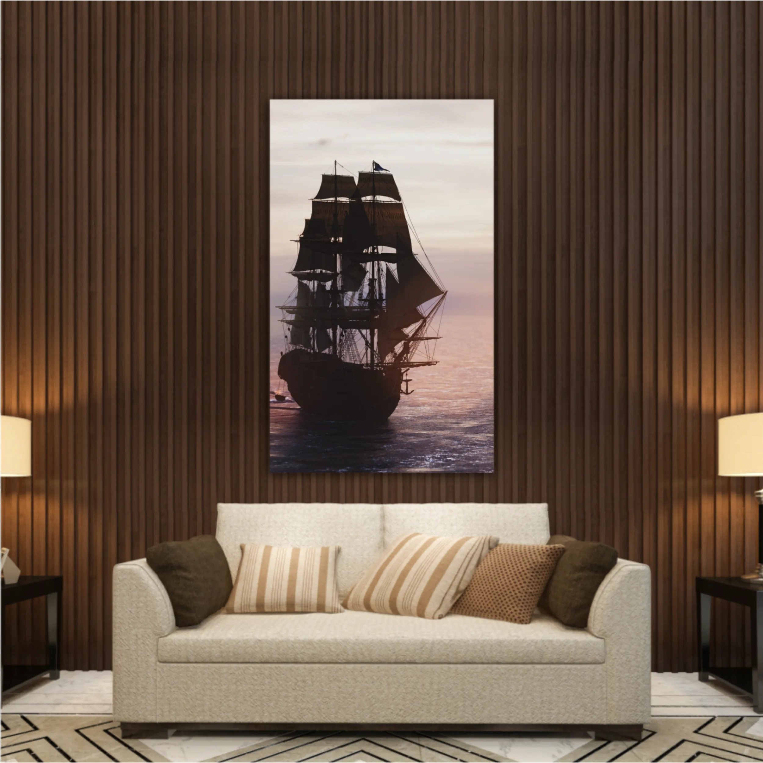 Art painting Sail Ship