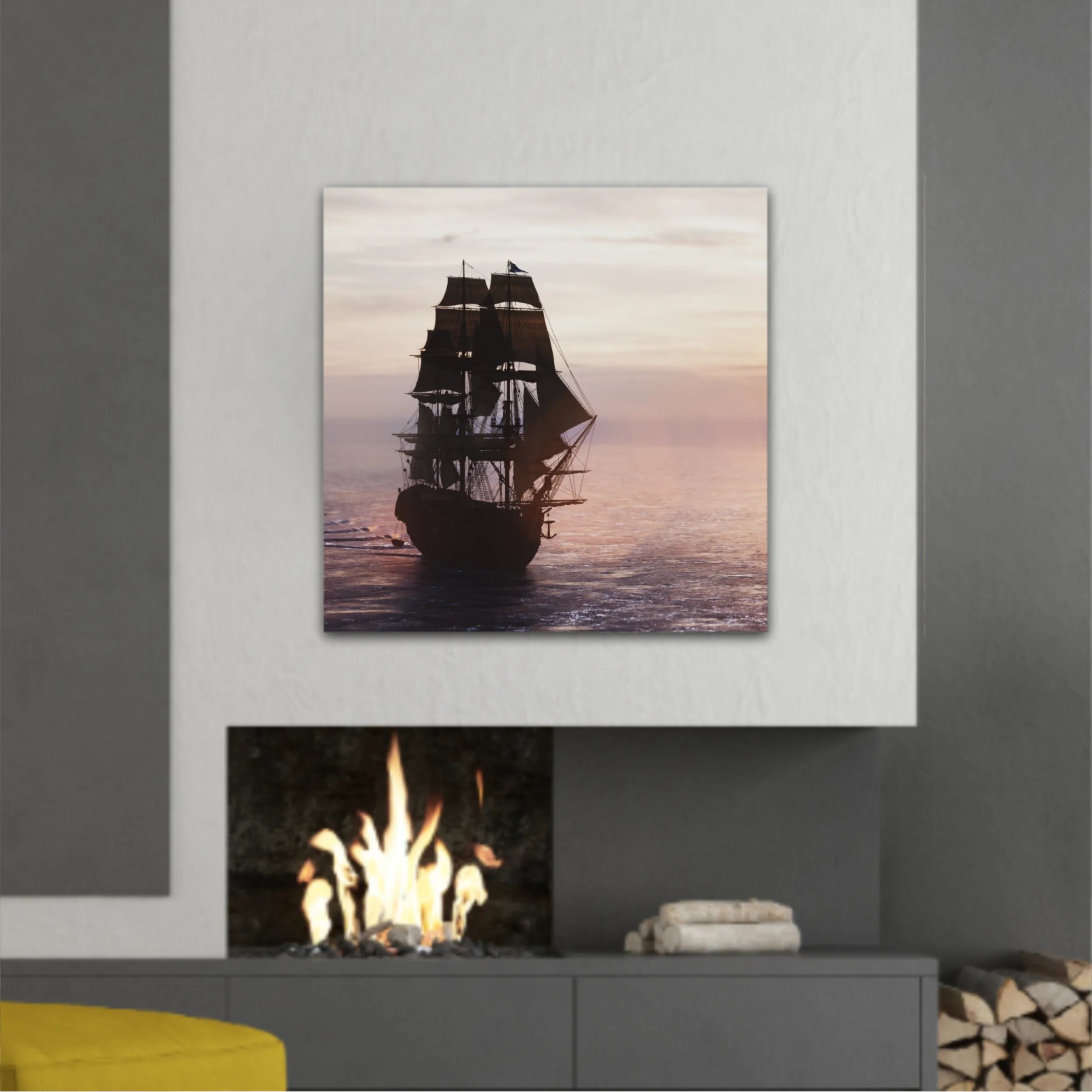 Art painting Sail Ship