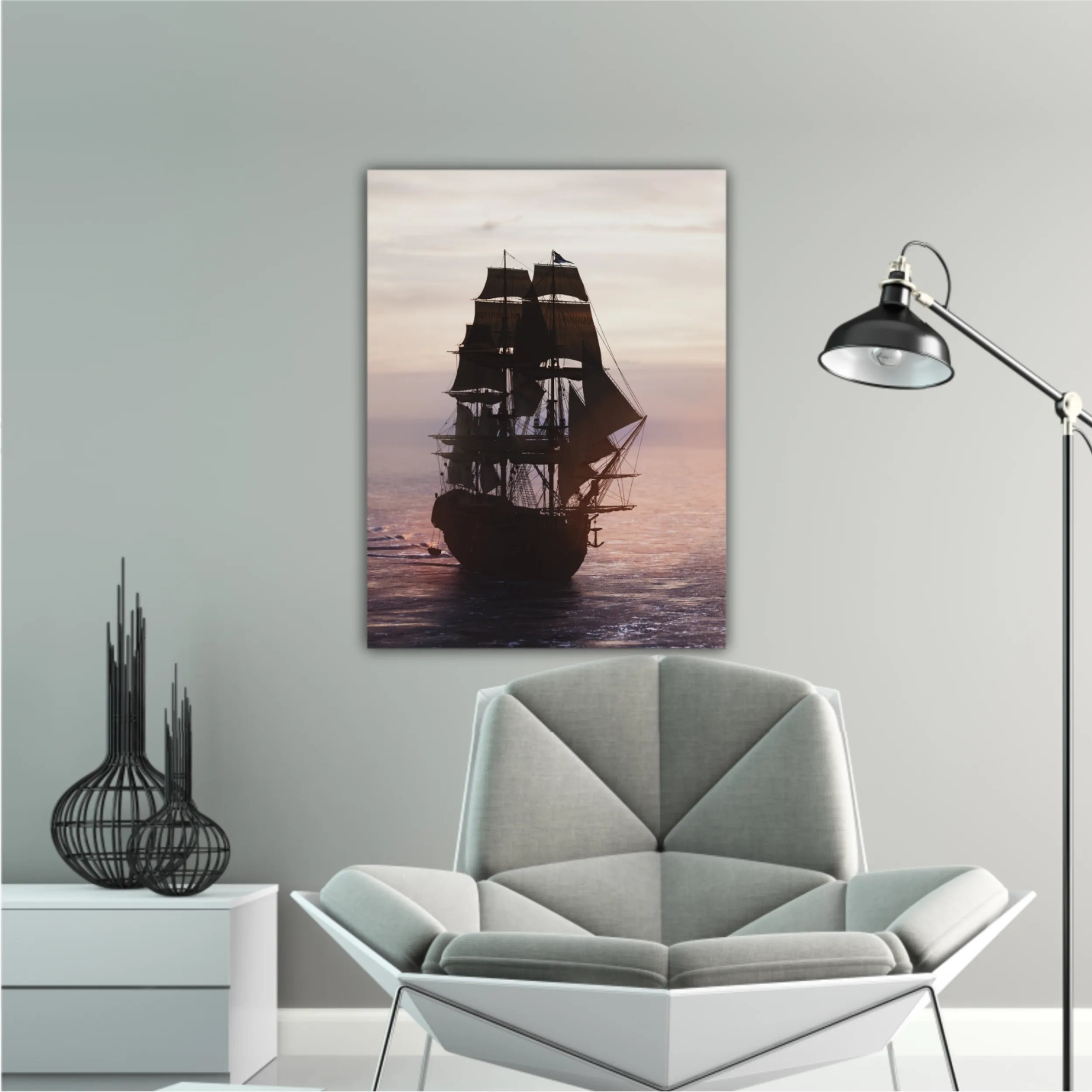 Art painting Sail Ship