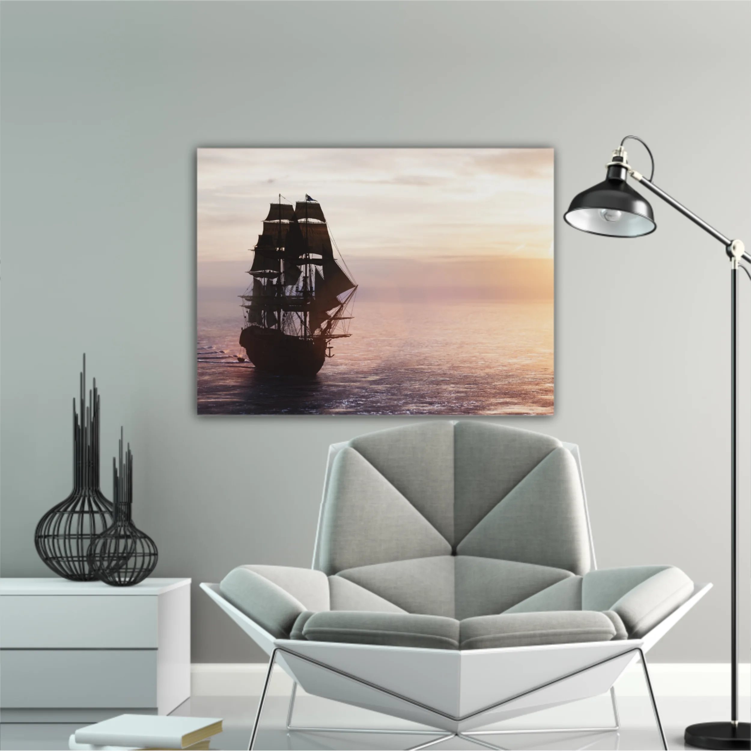 Art painting Sail Ship