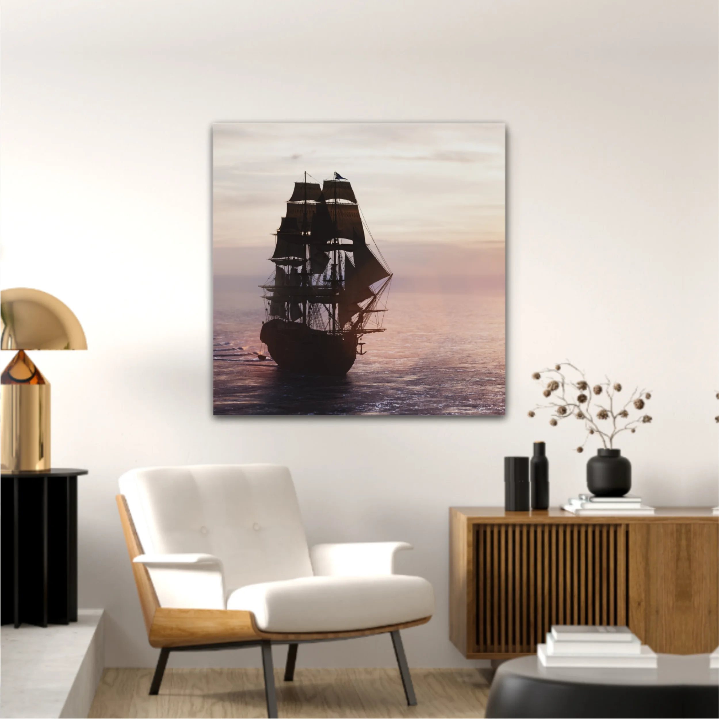 Art painting Sail Ship