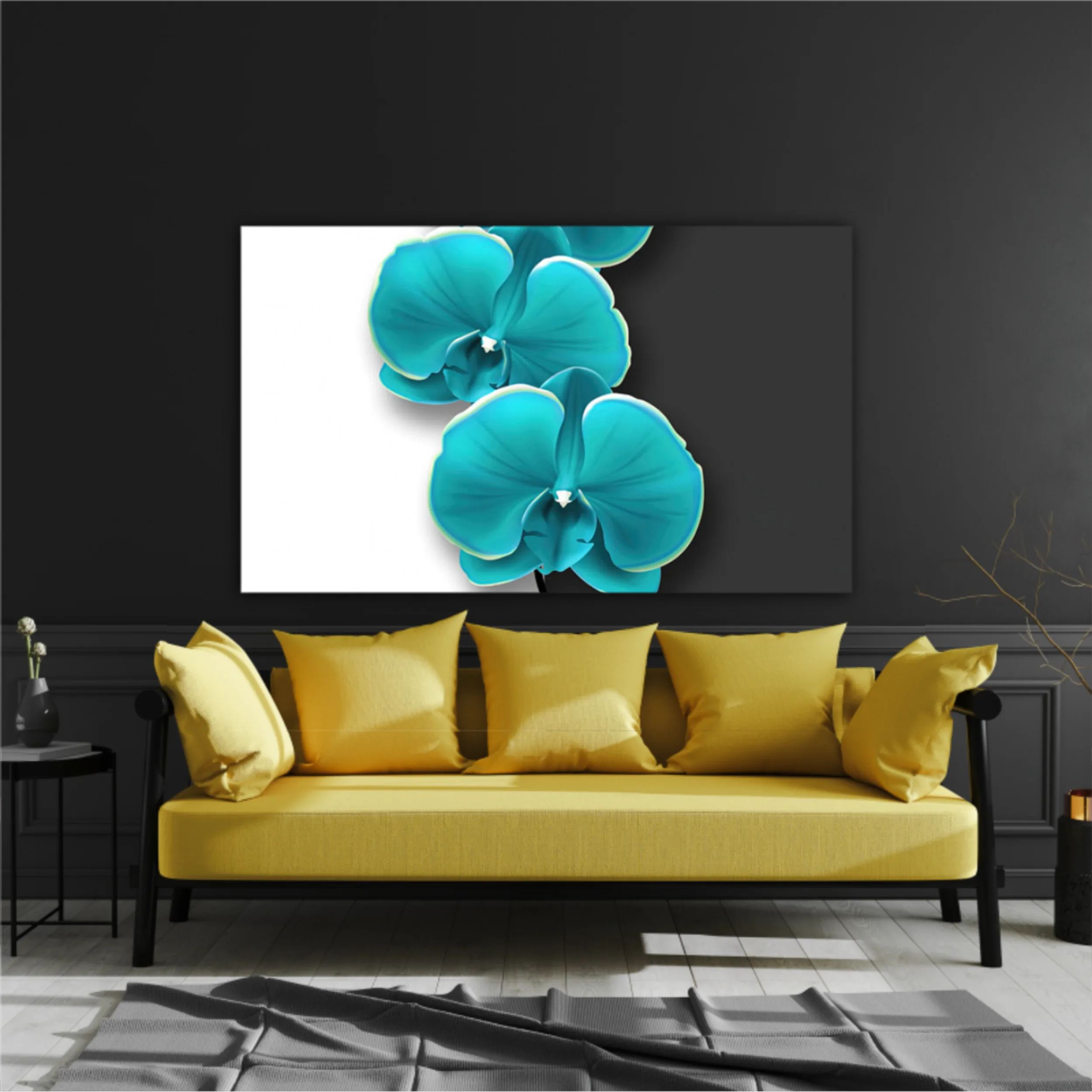 Modern fashion for decor and wallpaper. Digital abstract art