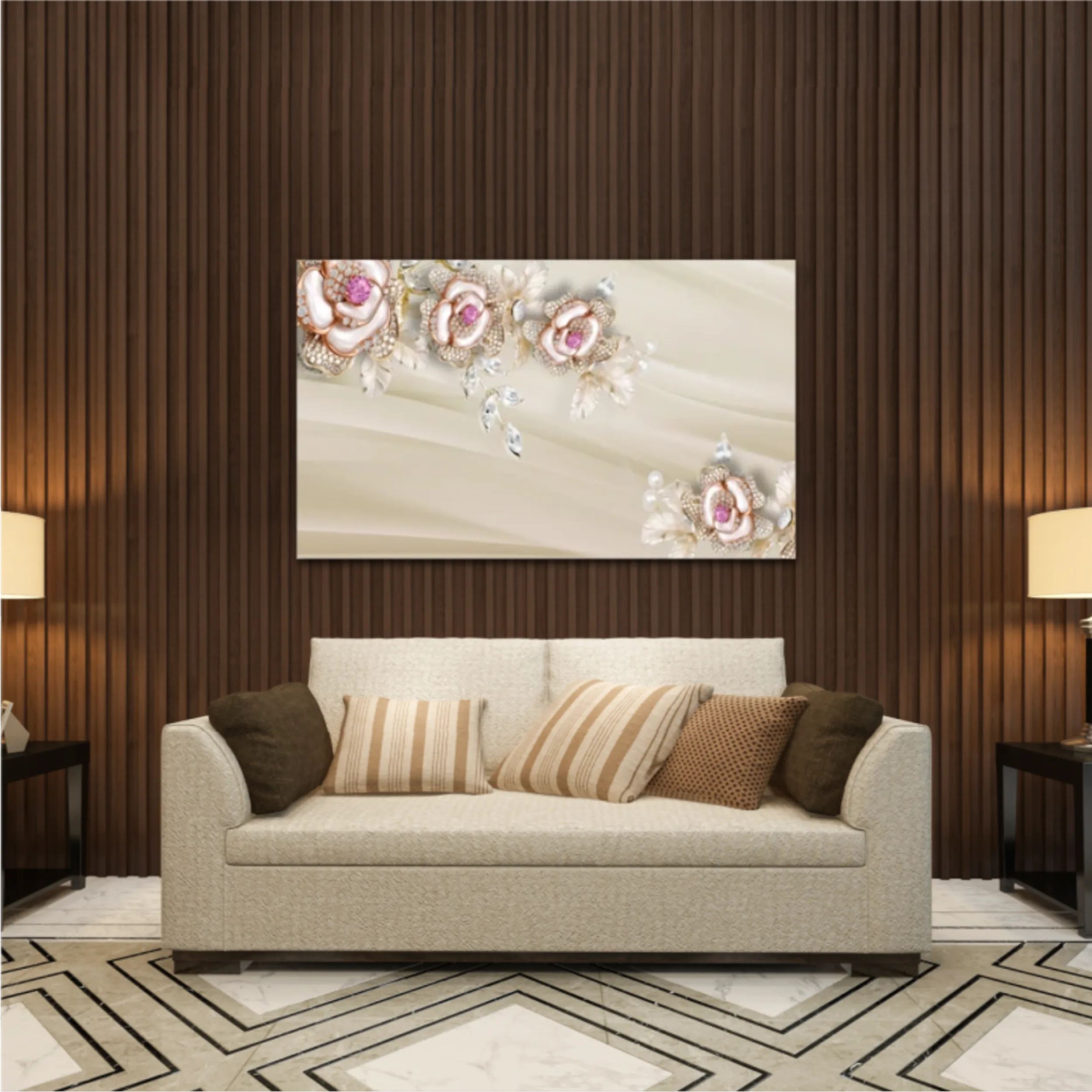 3d illustration of roses flowers