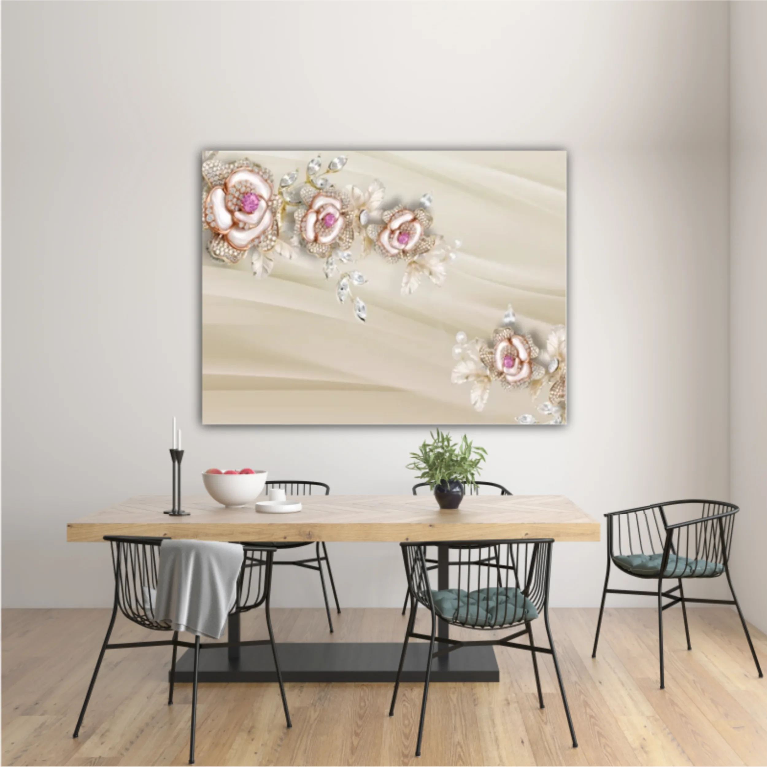 3d illustration of roses flowers