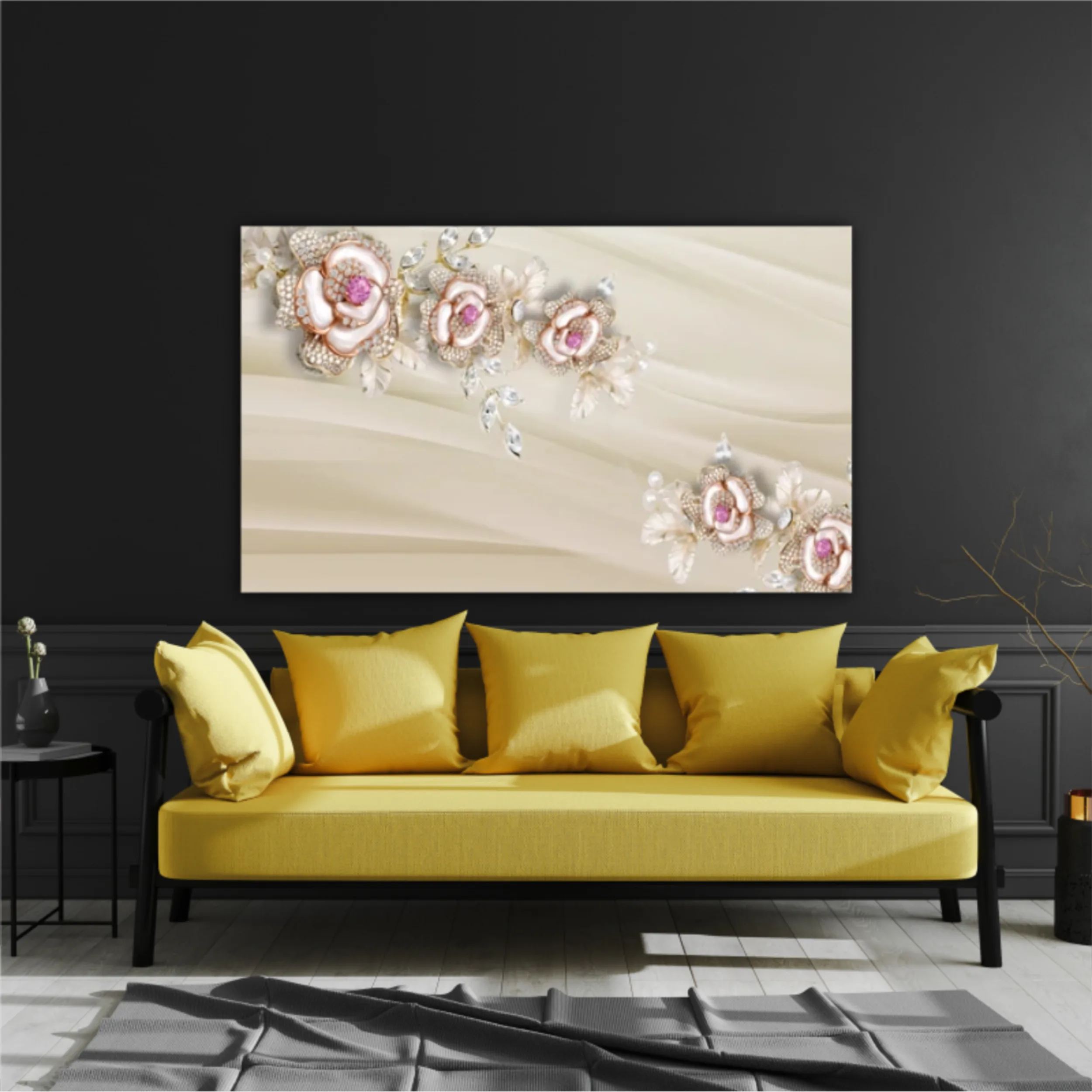 3d illustration of roses flowers