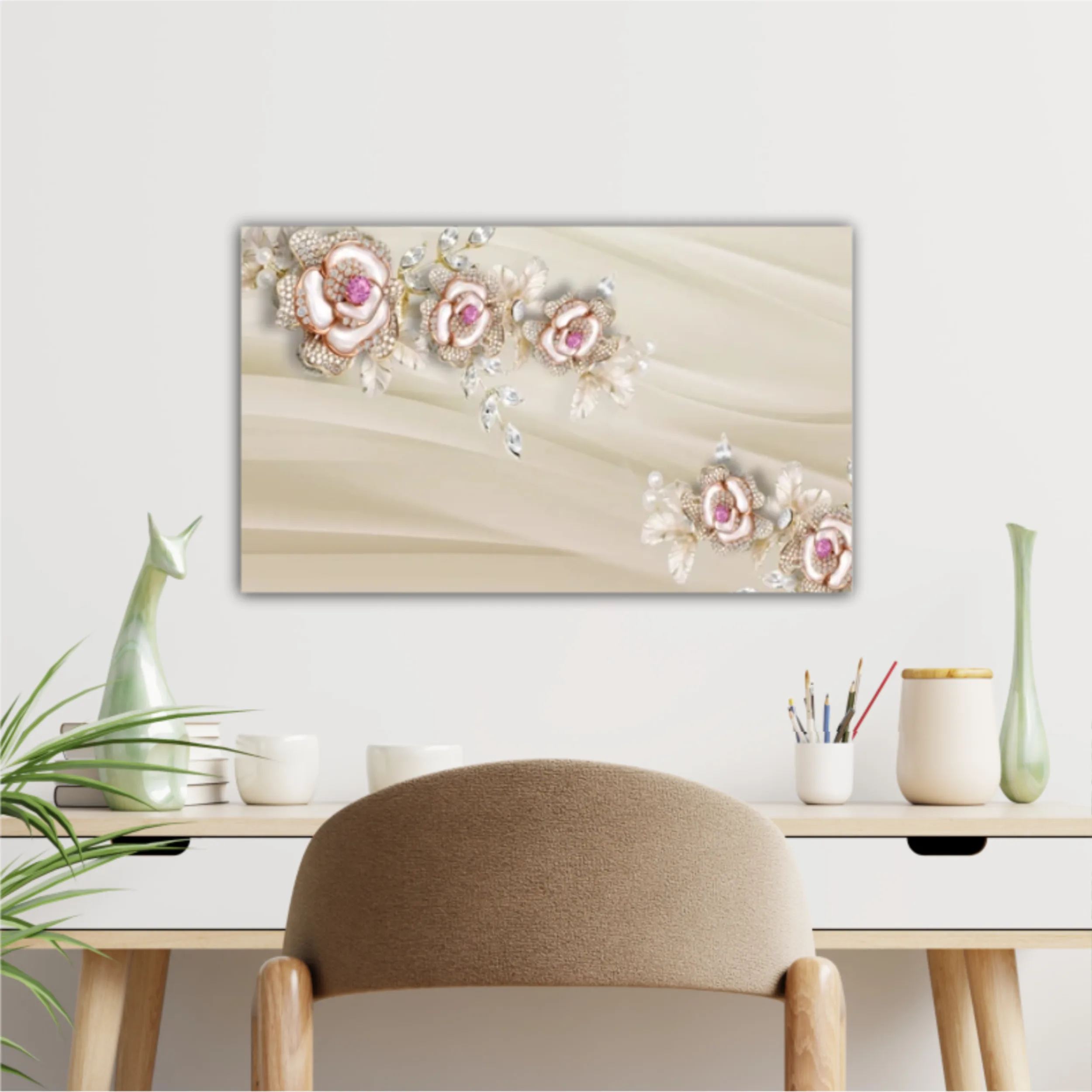 3d illustration of roses flowers