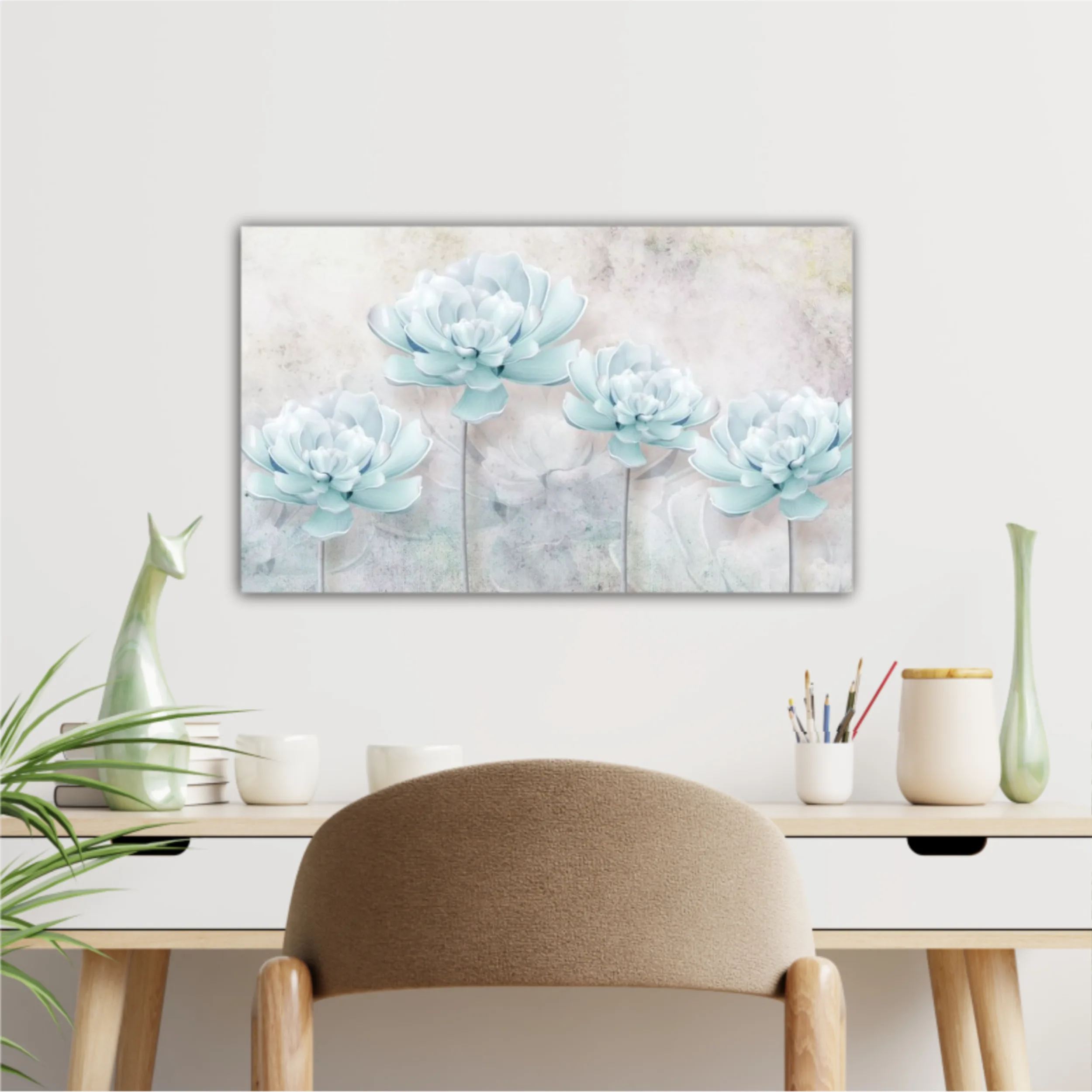 3d illustration of beautiful flowers