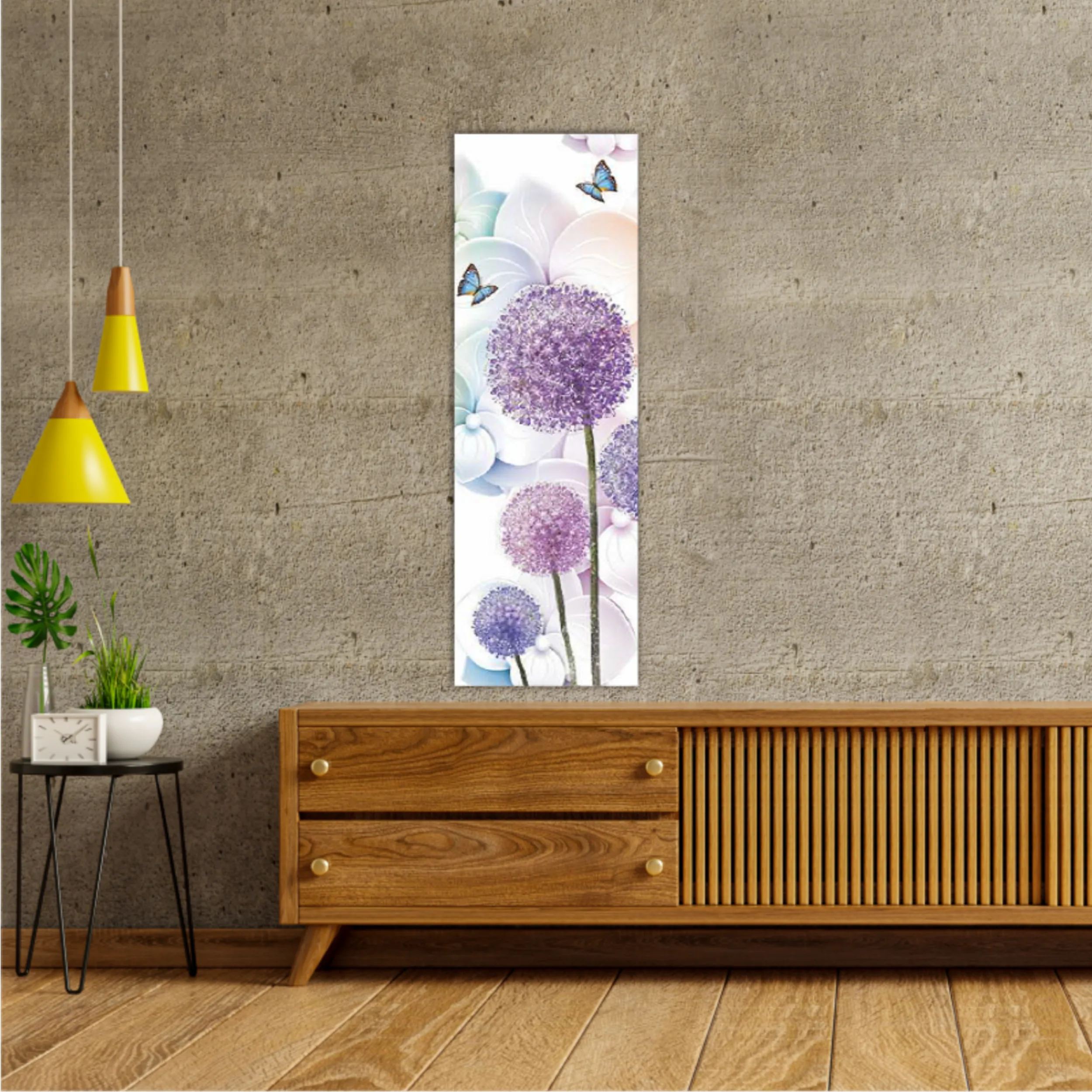 3D illustration of beautiful dandelion flowers