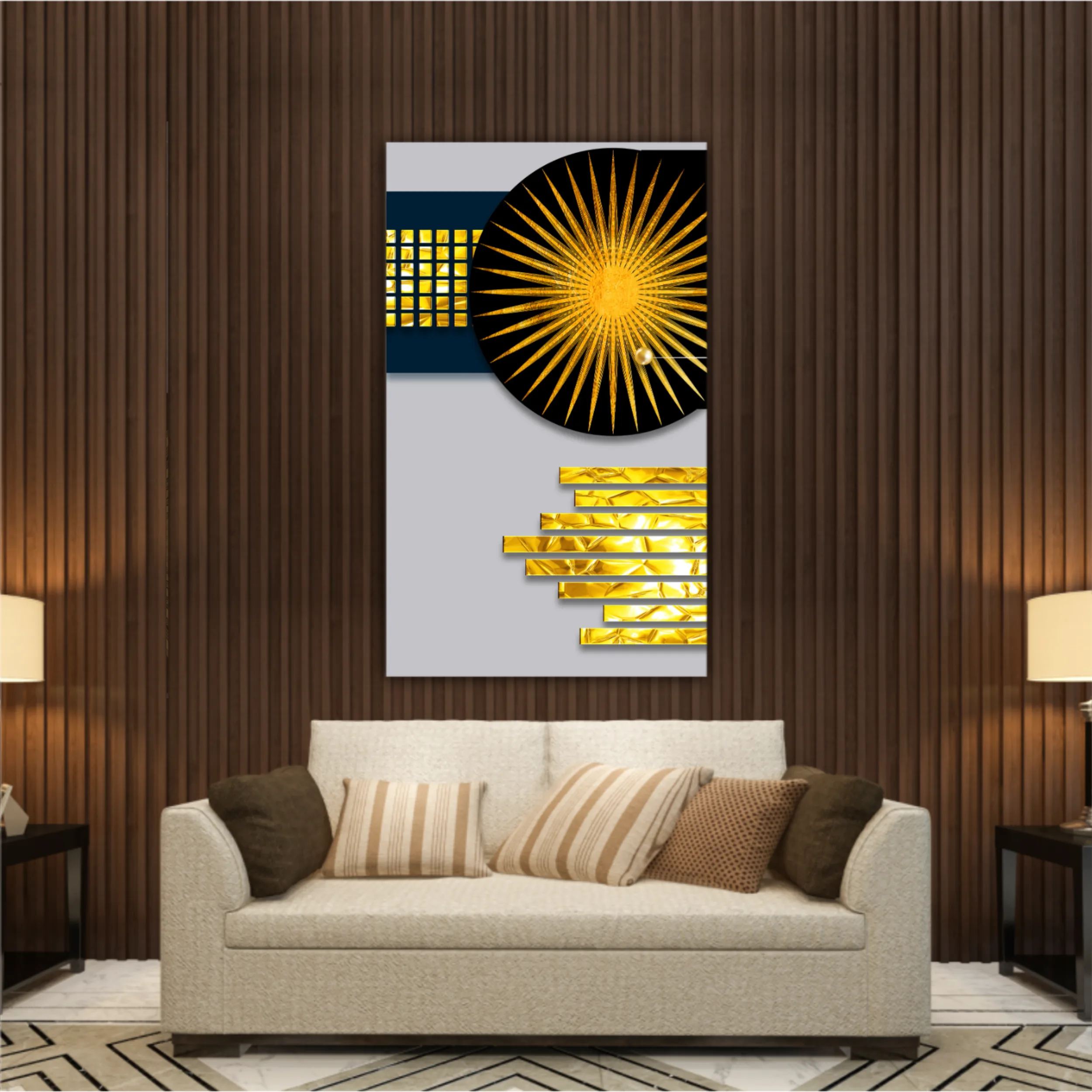 Abstract 3d illustration of geometric for decoration