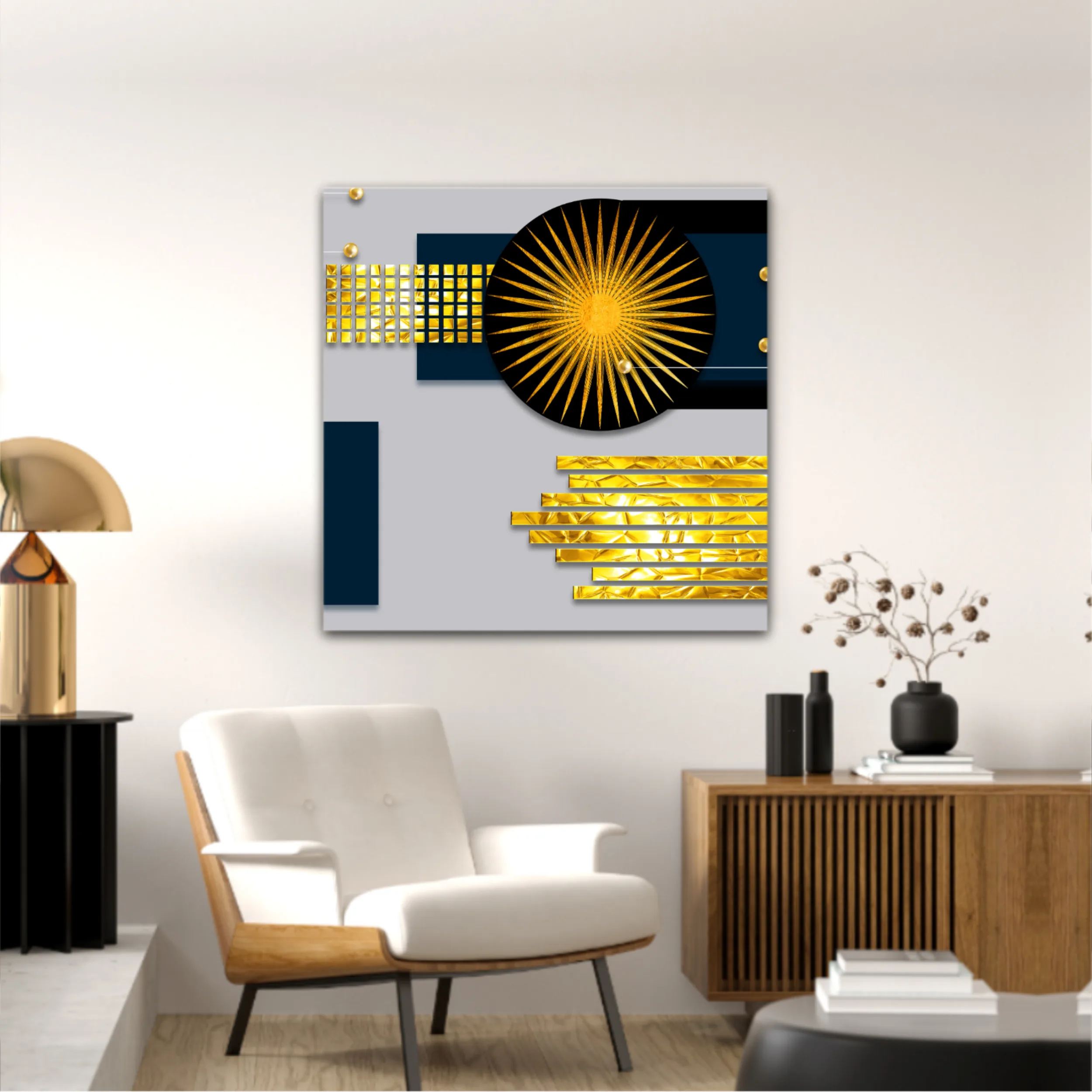 Abstract 3d illustration of geometric for decoration