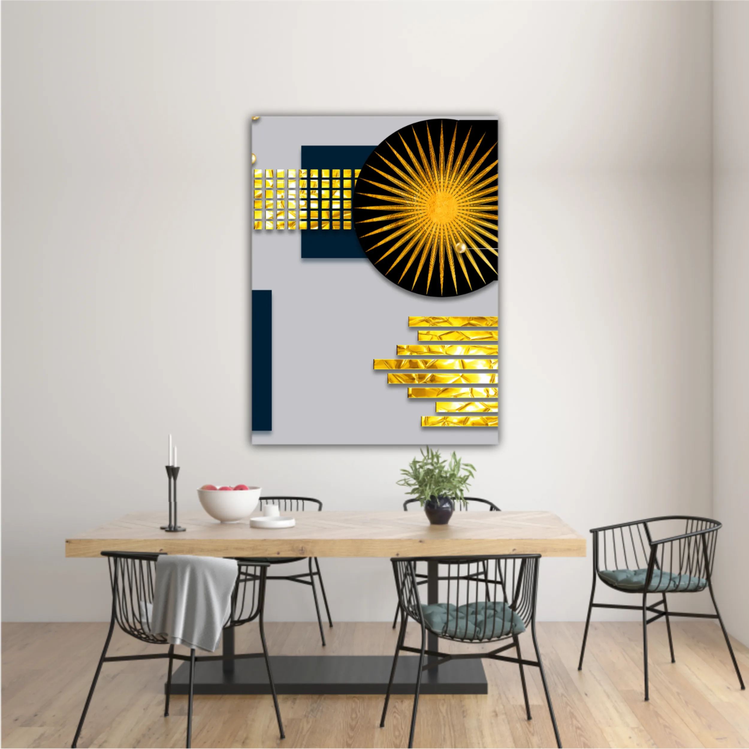 Abstract 3d illustration of geometric for decoration