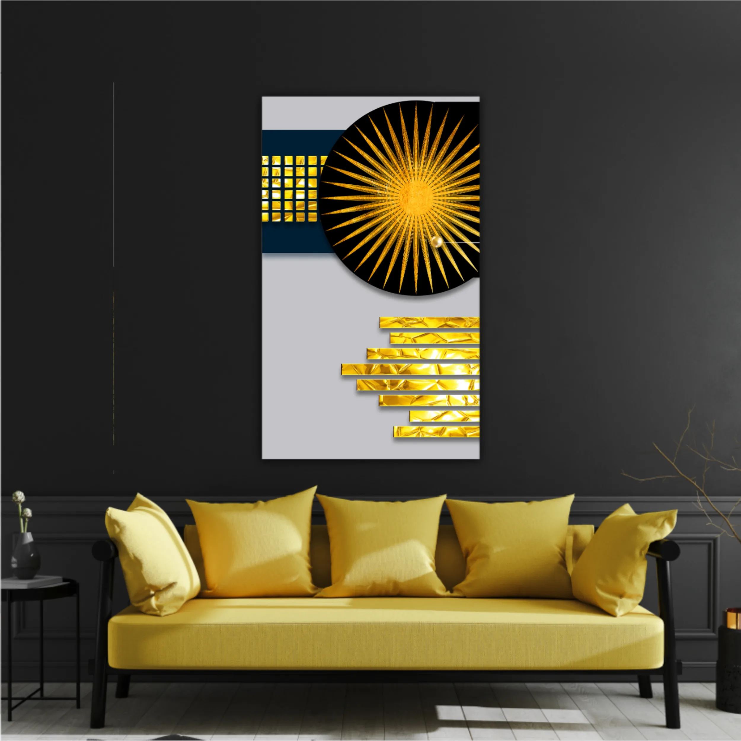 Abstract 3d illustration of geometric for decoration