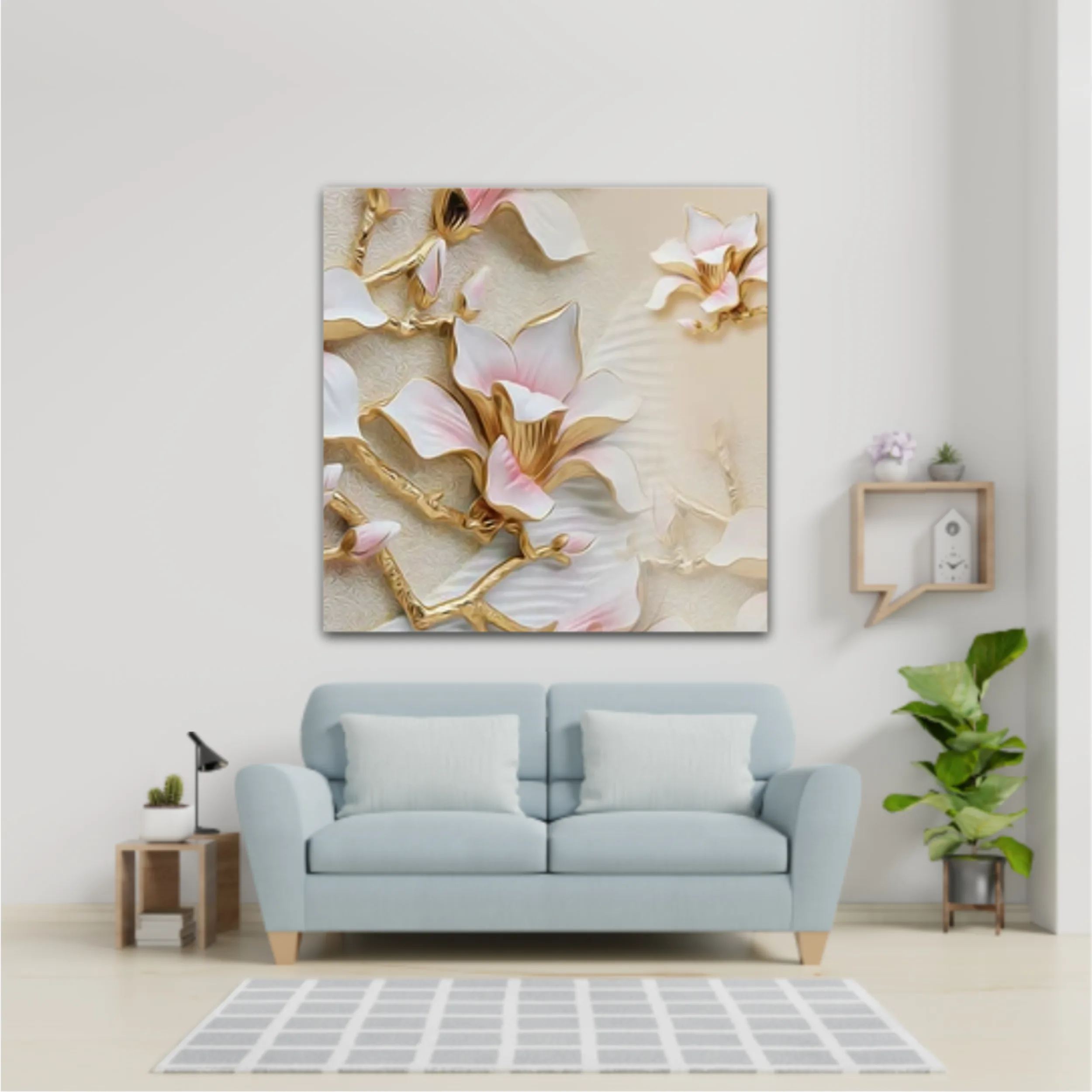 3d illustration of beautiful flowers