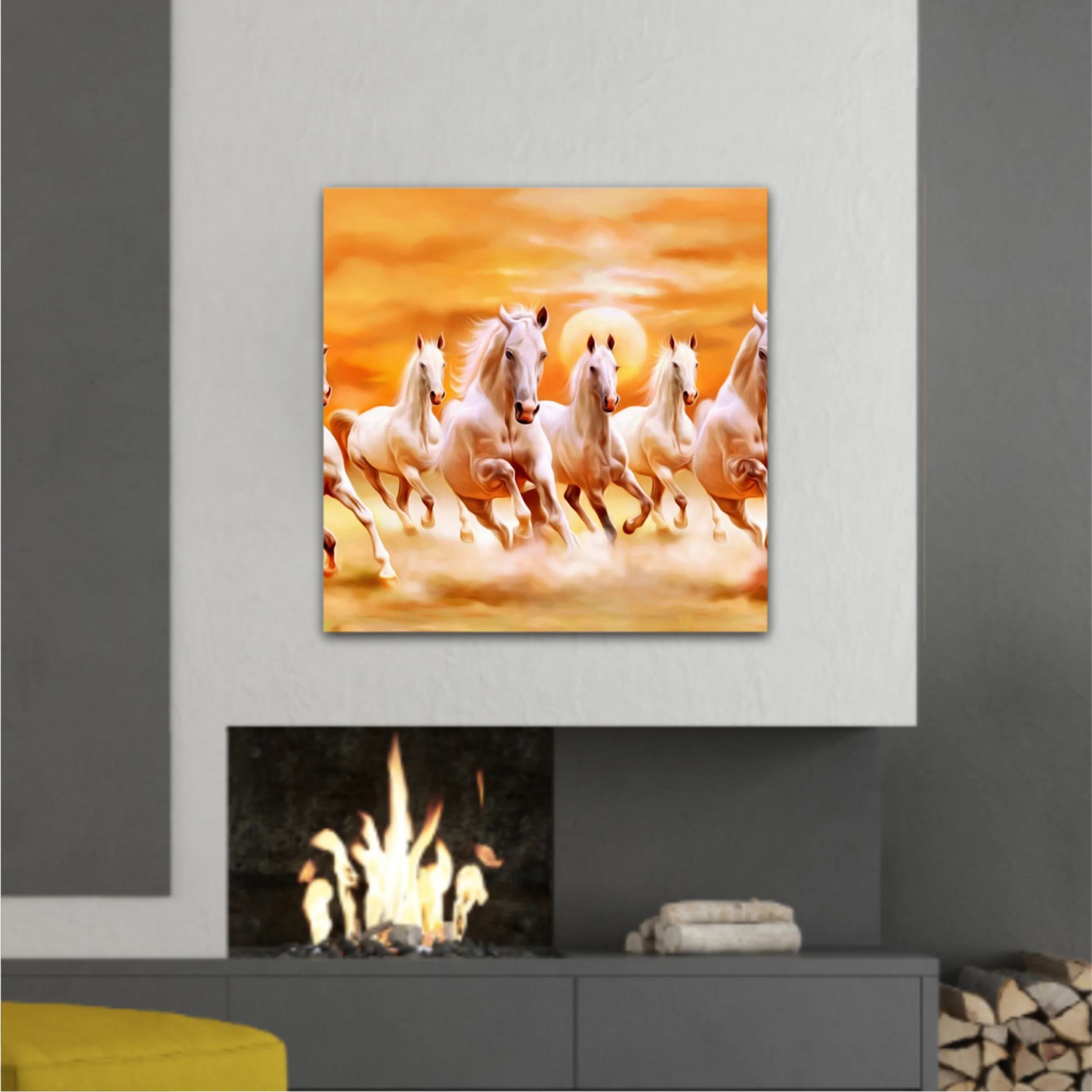 3d illustration of horse and beach design