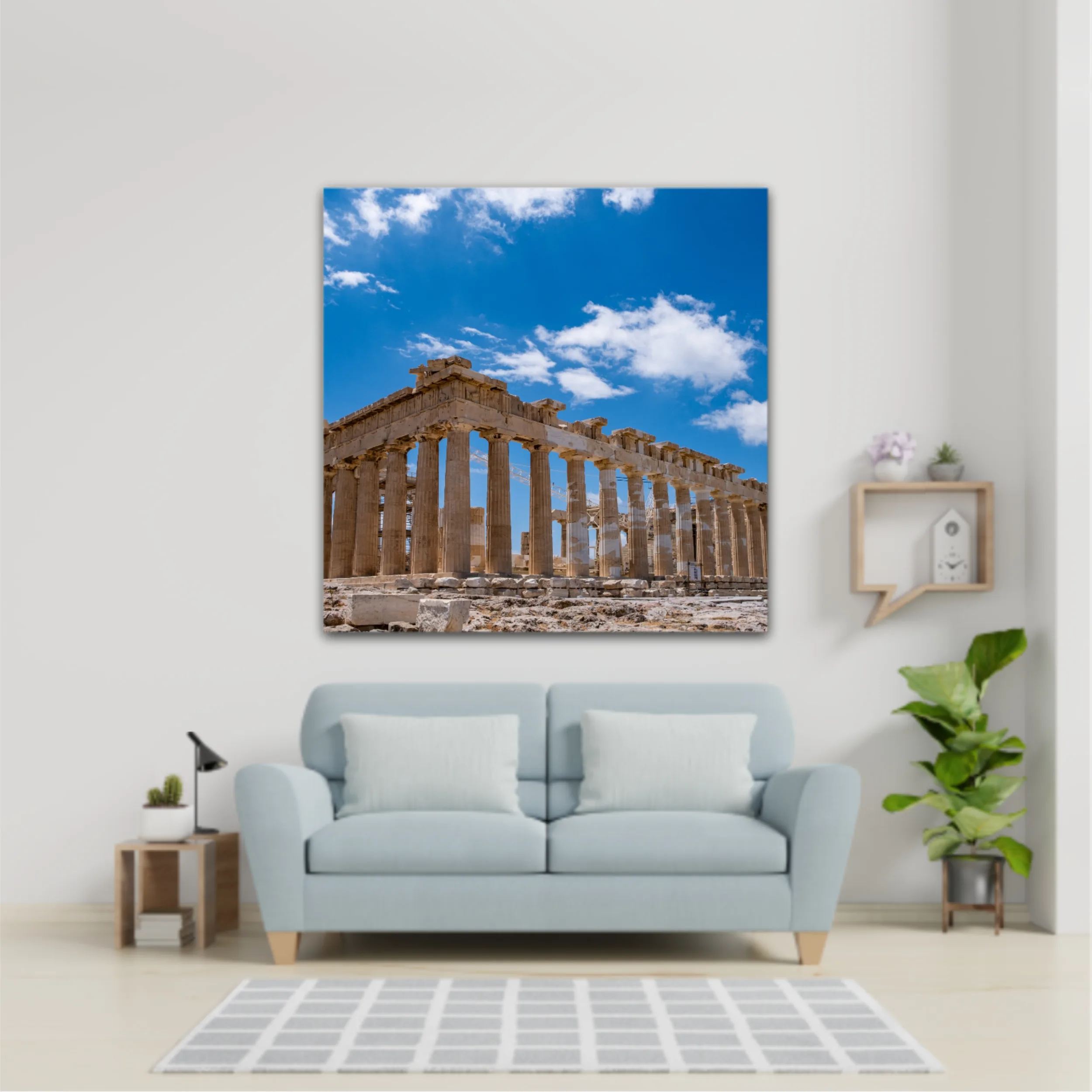 Greece parthenon temple on acropolis