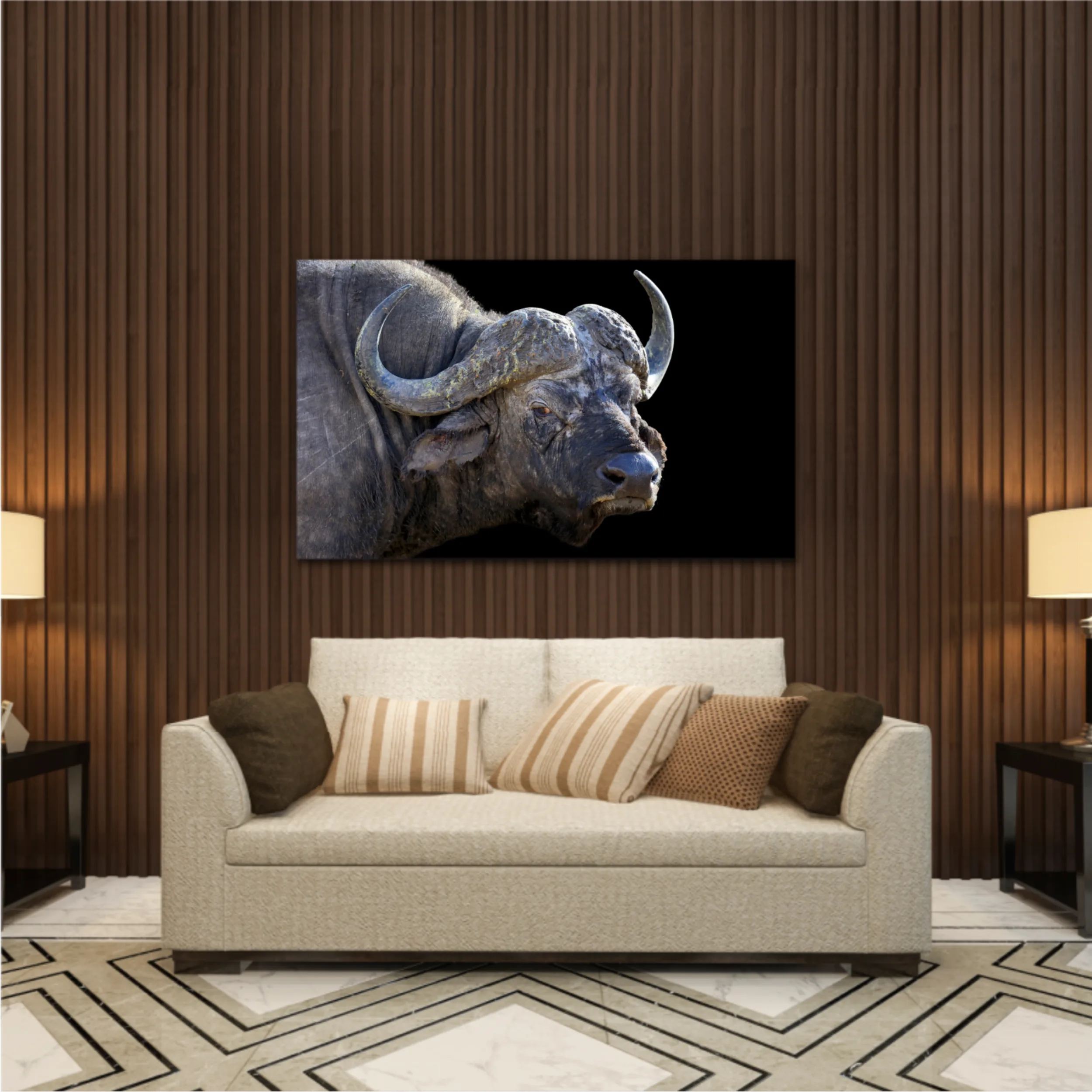 Wild african buffalo