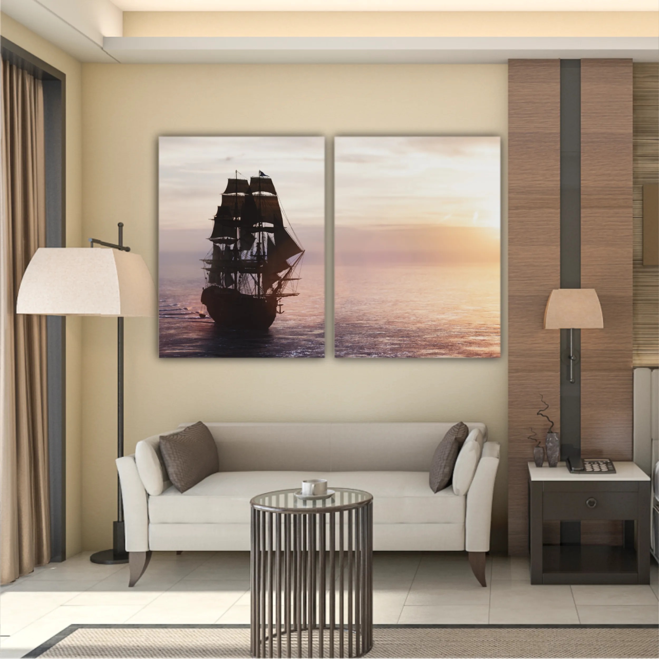 Art painting Sail Ship