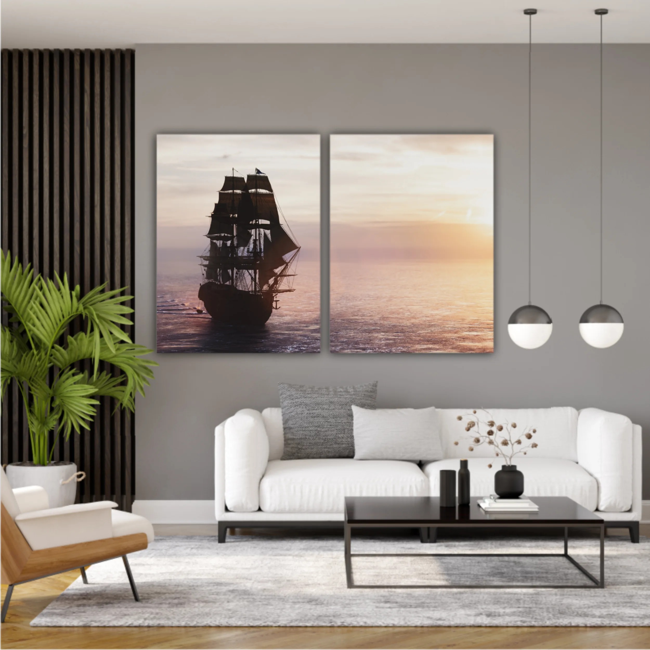 Art painting Sail Ship