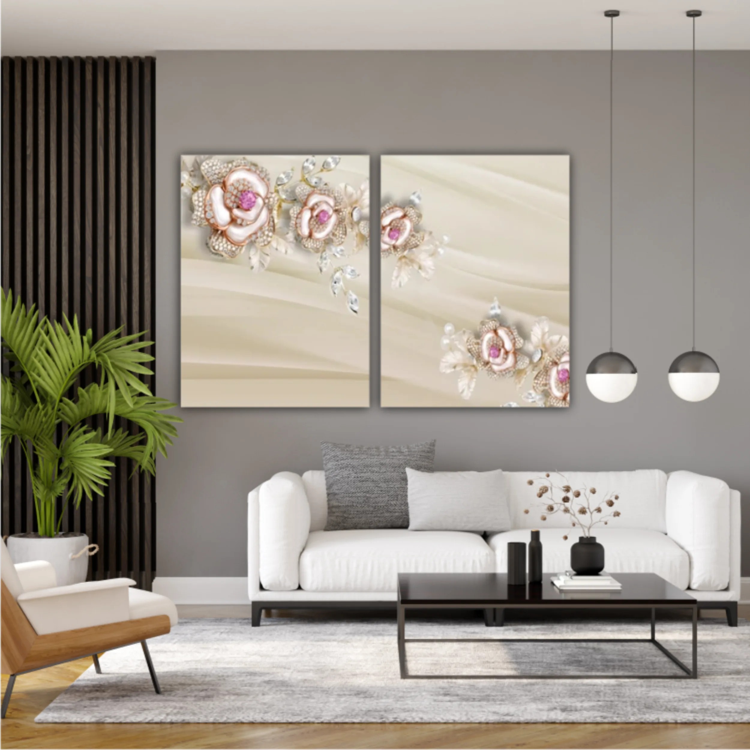 3d illustration of roses flowers