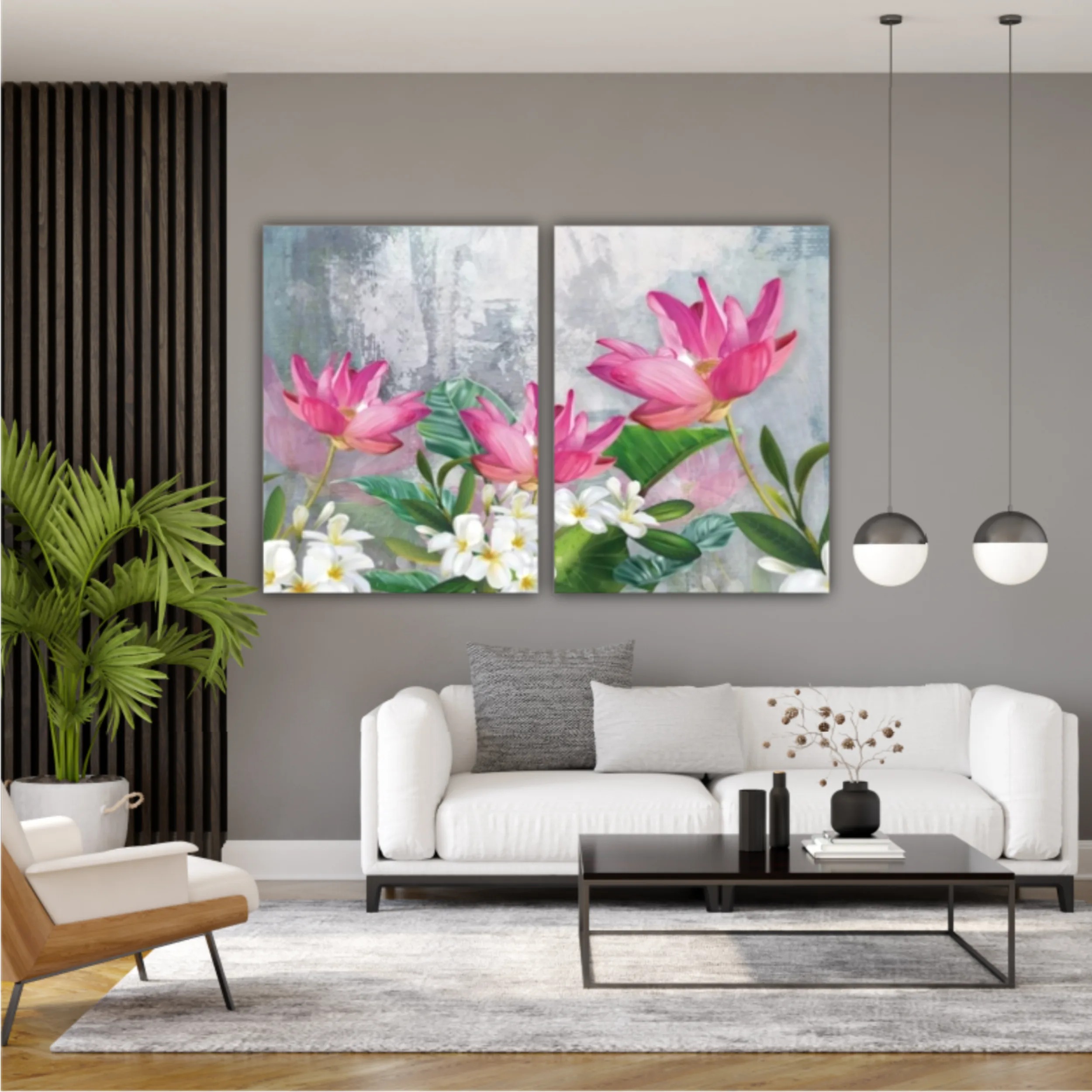 3d illustration of flowers in brilliant bloom in spring line. Luxurious abstract art digital painting