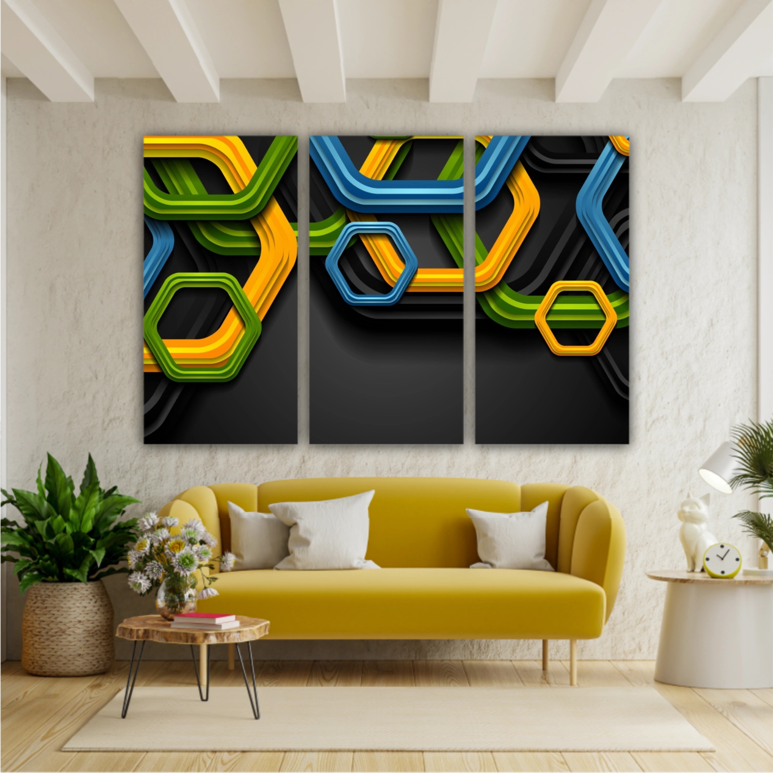 Tehnologie Geometric Background Colorat Hexagon Tehnologie Dark Abstract Corporate Vector Formă Design grafic Tehnic Negru