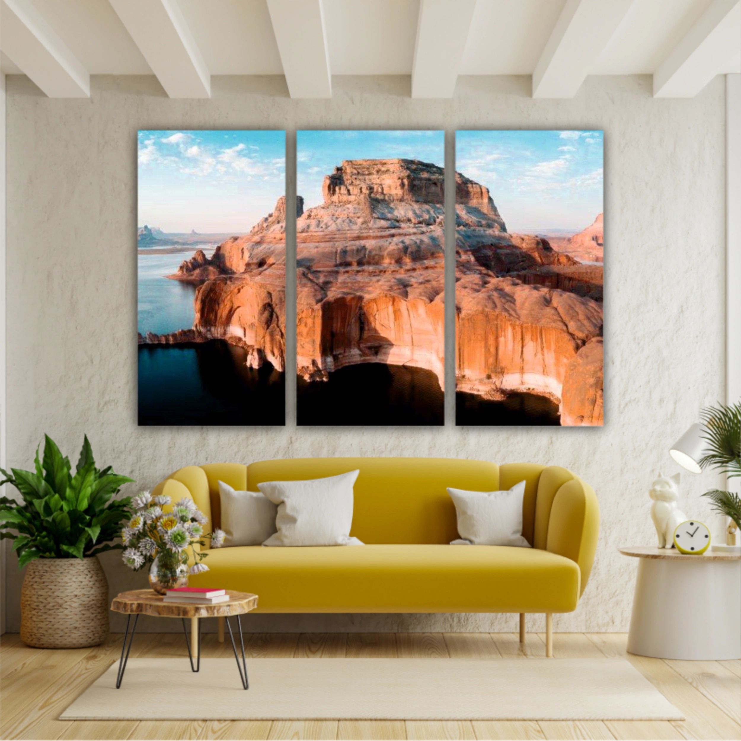 arizona, mountains, panorama, lake powell, nature