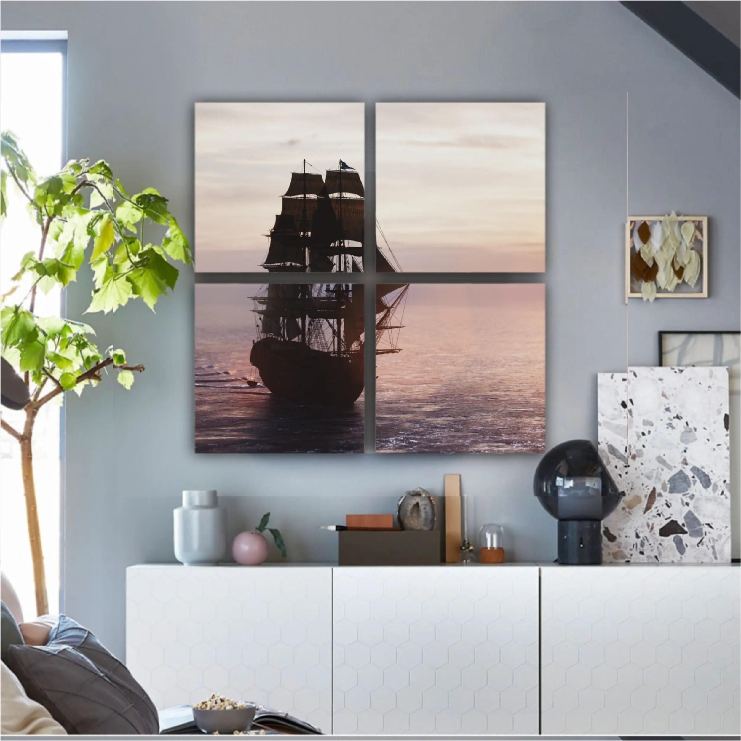 Art painting Sail Ship