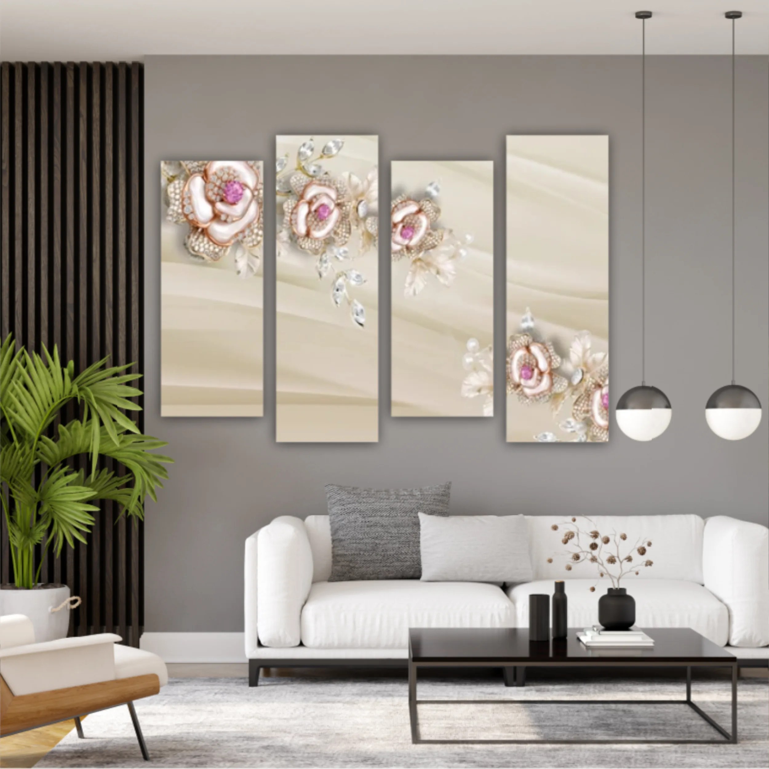 3d illustration of roses flowers