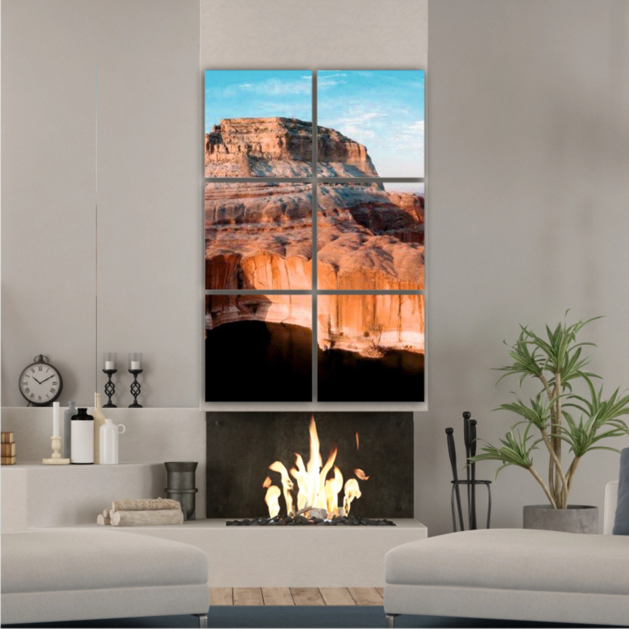 arizona, mountains, panorama, lake powell, nature