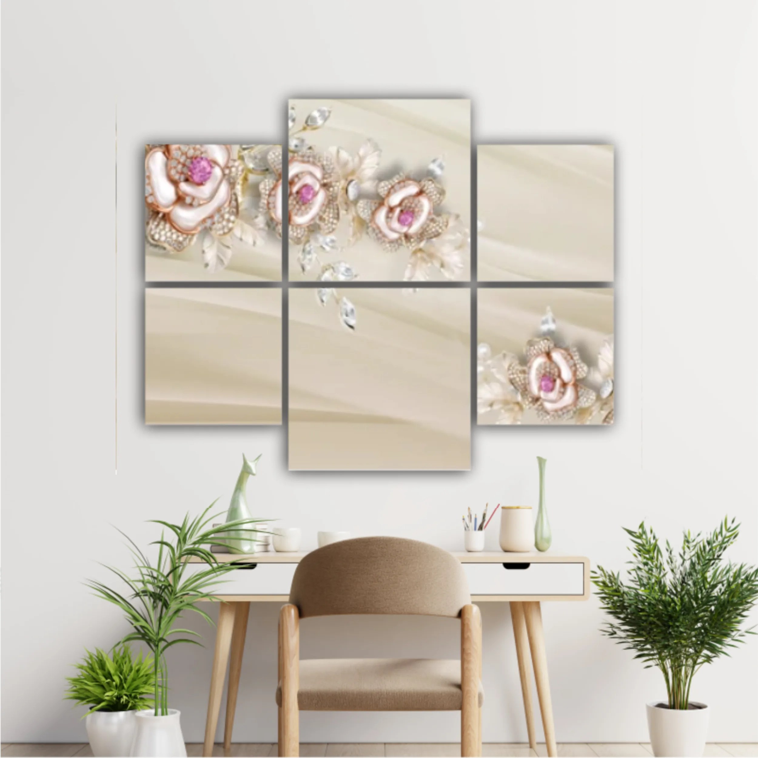 3d illustration of roses flowers