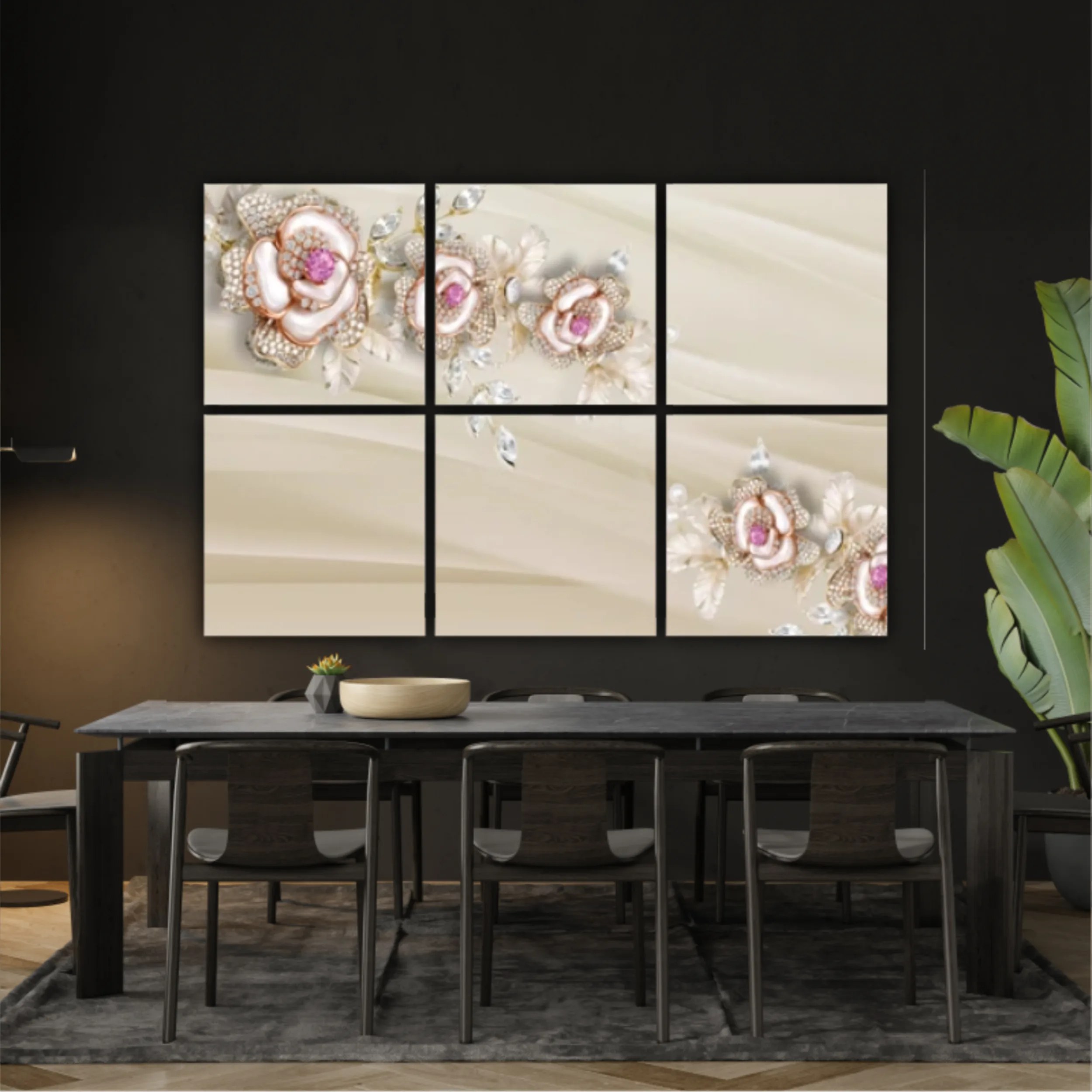 3d illustration of roses flowers