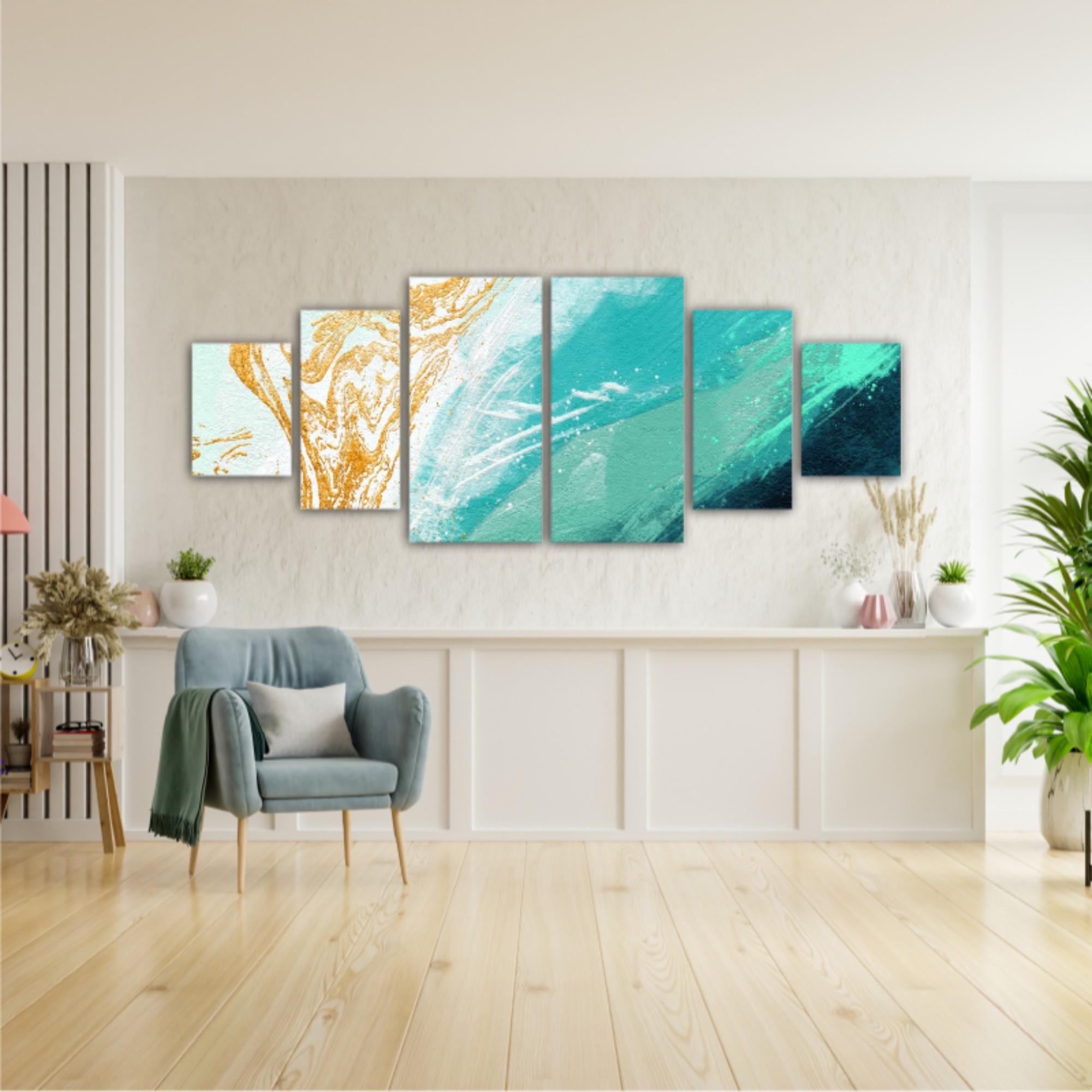 3d illustration of sand and water seashore scene