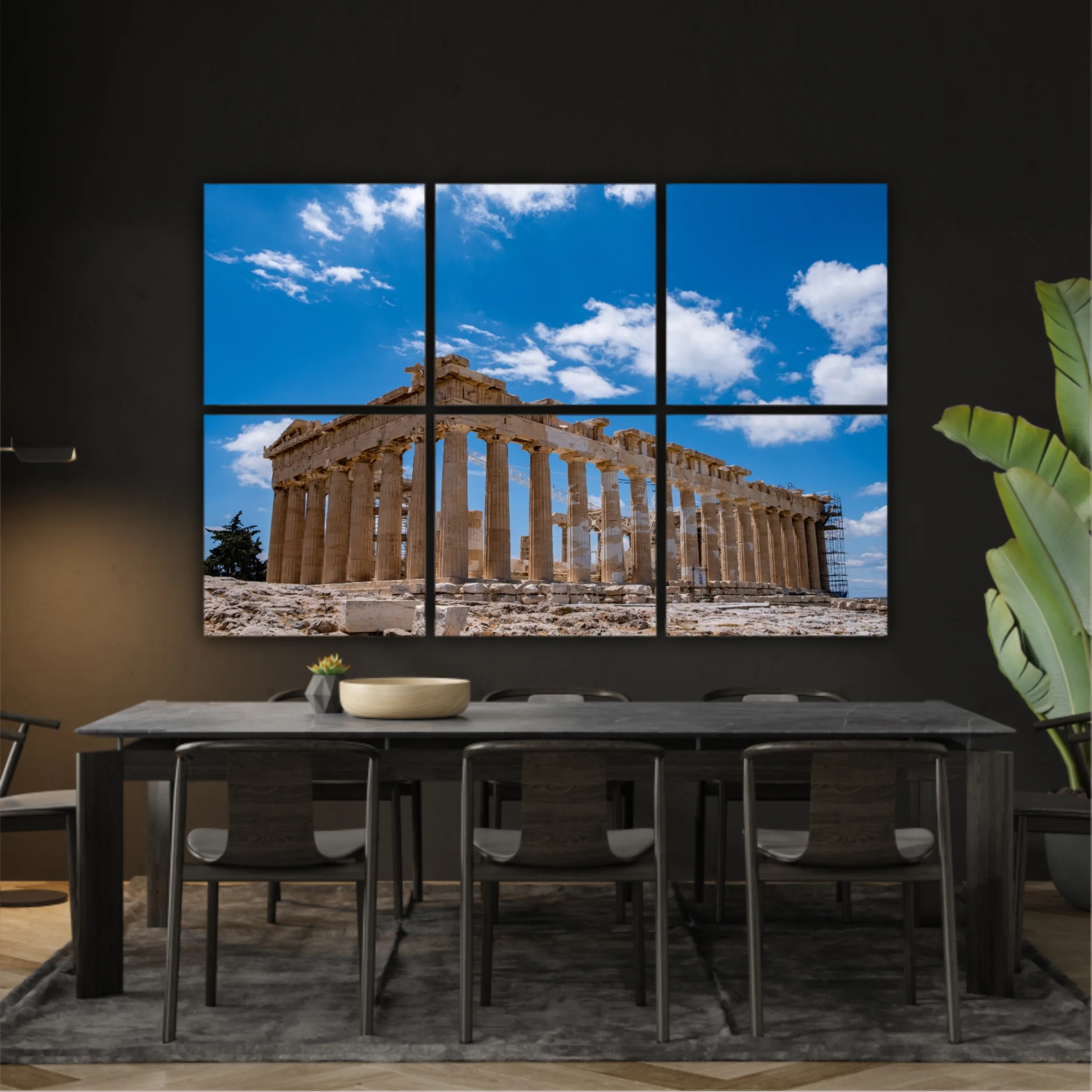 Greece parthenon temple on acropolis