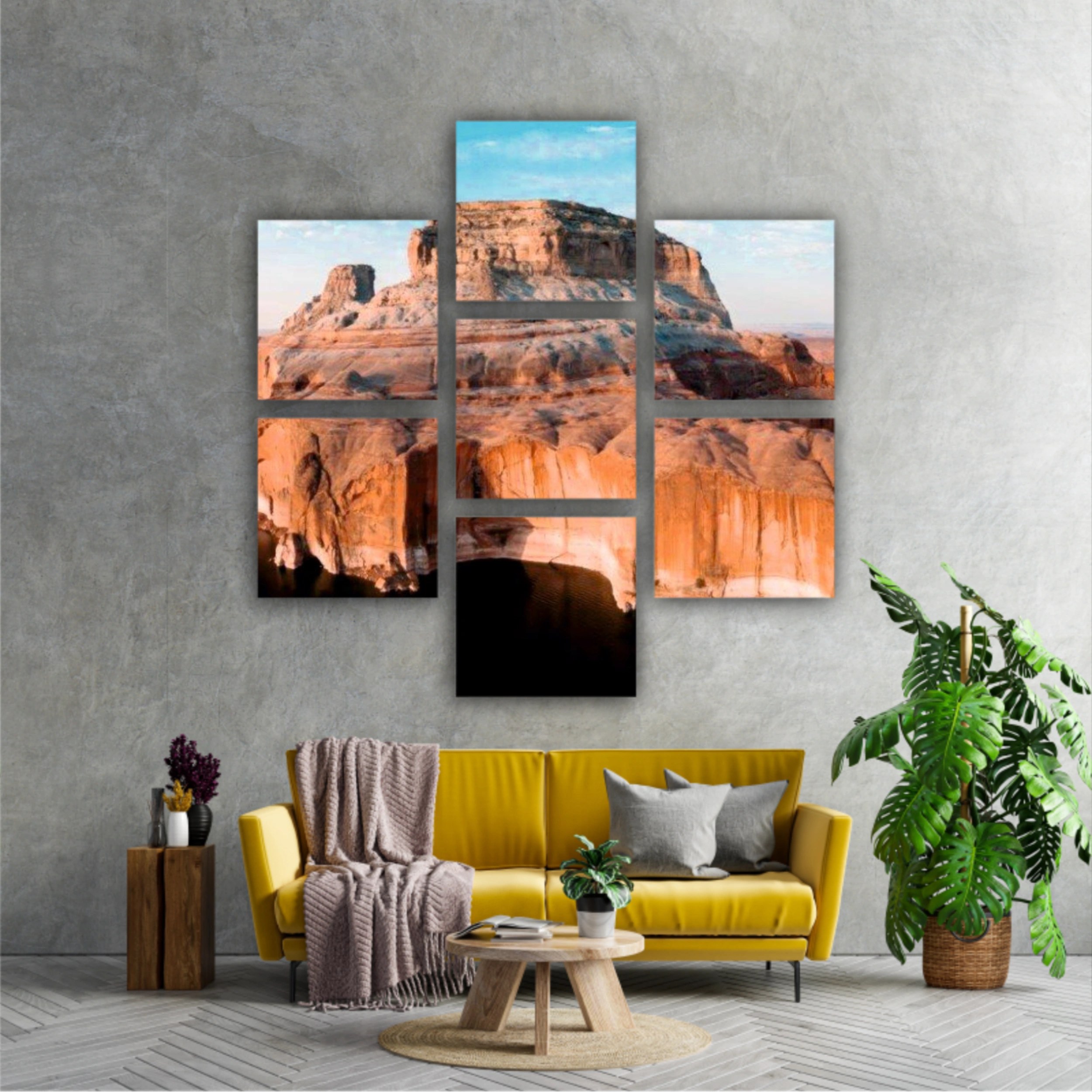 arizona, mountains, panorama, lake powell, nature