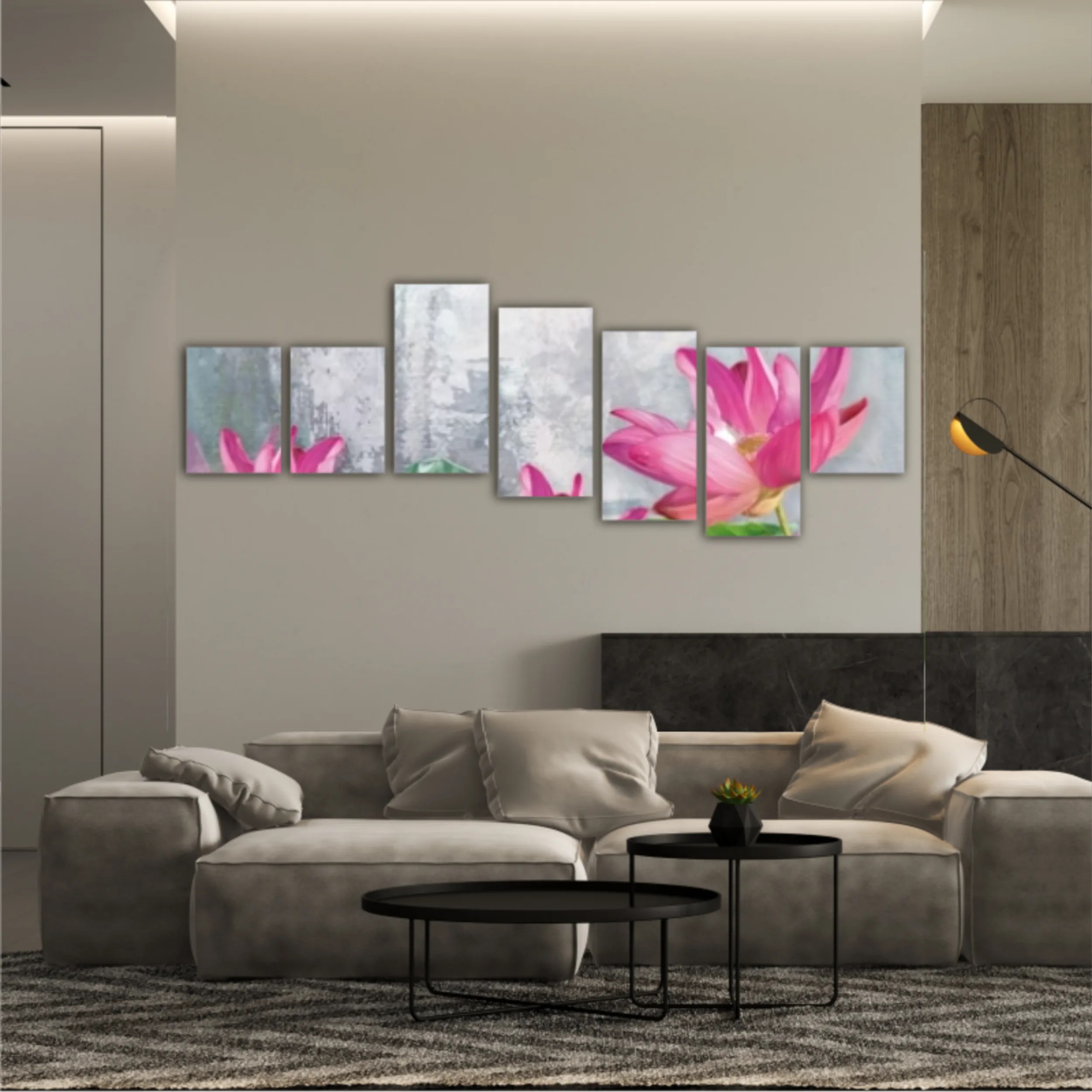 3d illustration of flowers in brilliant bloom in spring line. Luxurious abstract art digital painting