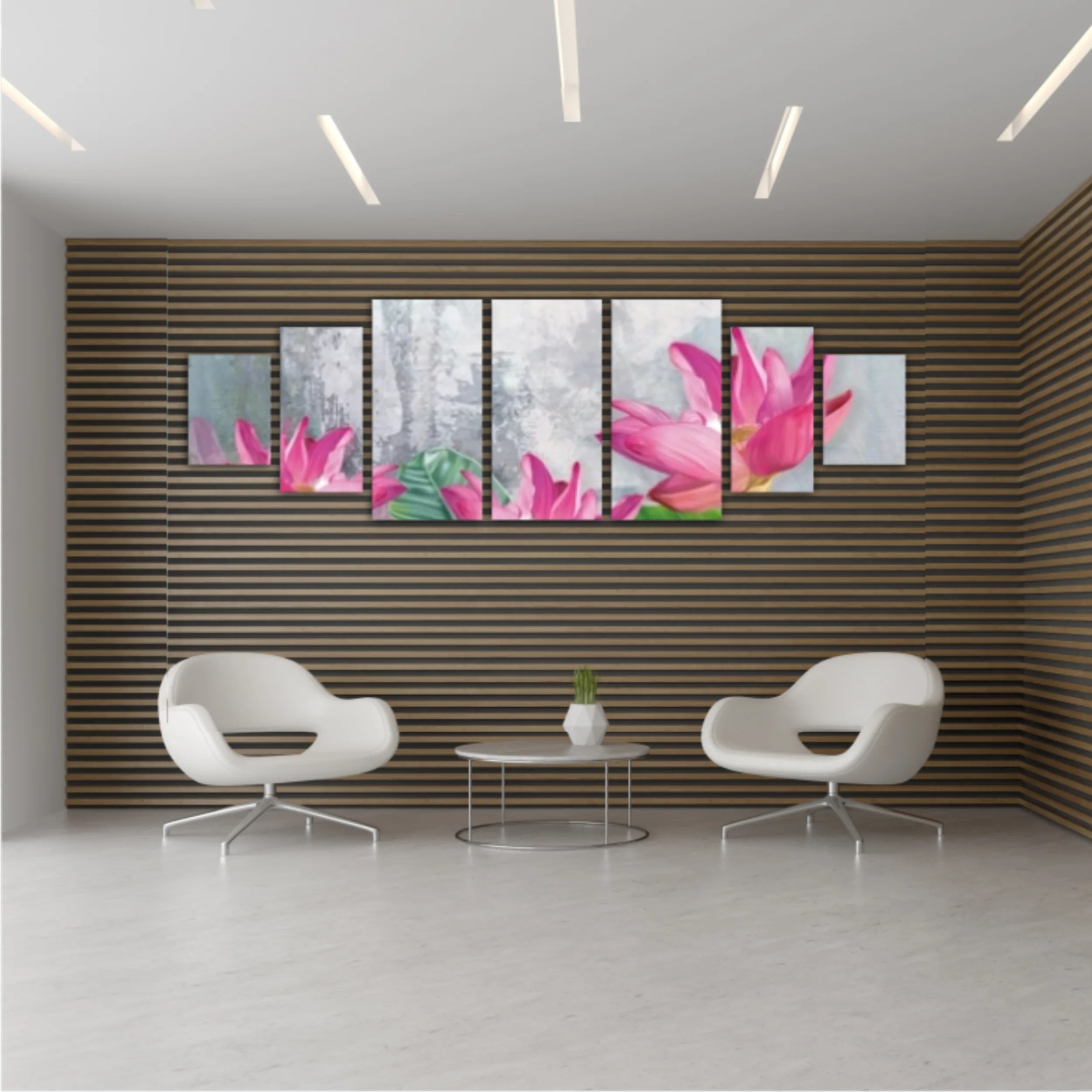 3d illustration of flowers in brilliant bloom in spring line. Luxurious abstract art digital painting