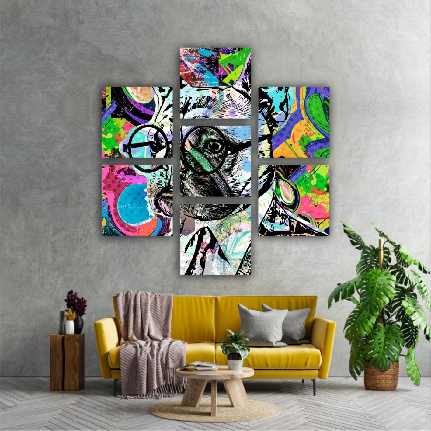  english bulldog portrait intellectual art