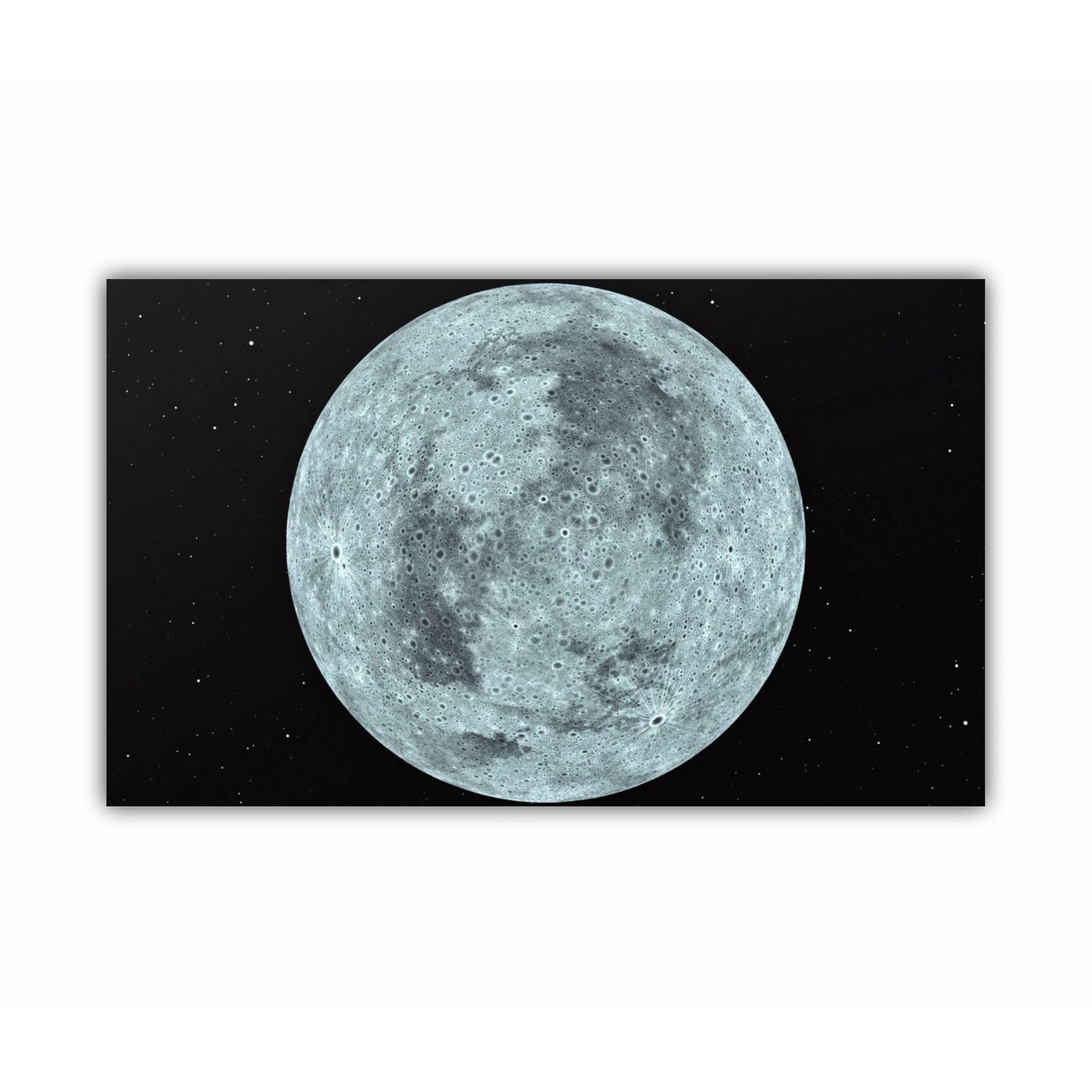 3D rendering of the moon - de ROBERTO SORIN