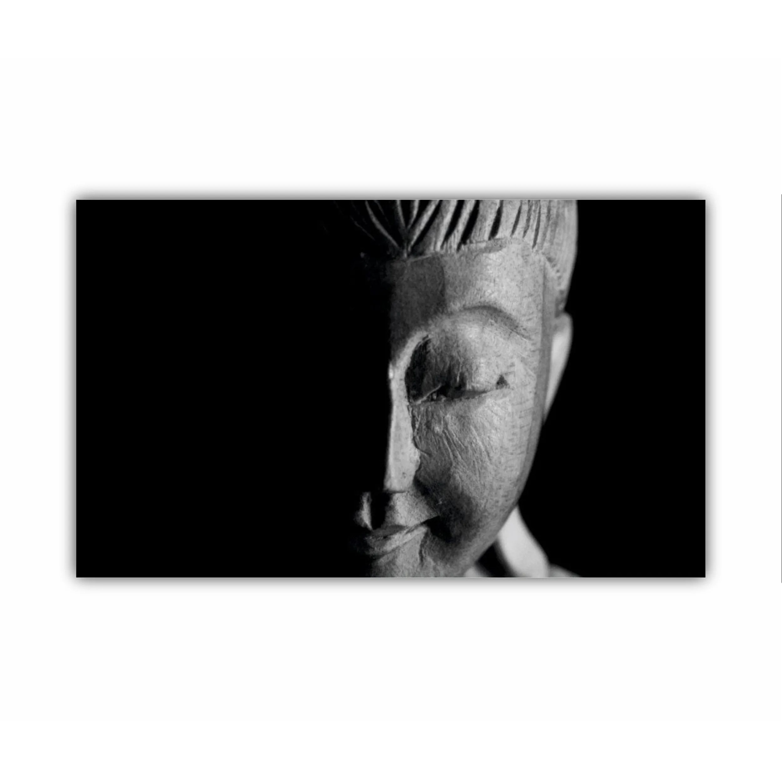 Buddha black and white