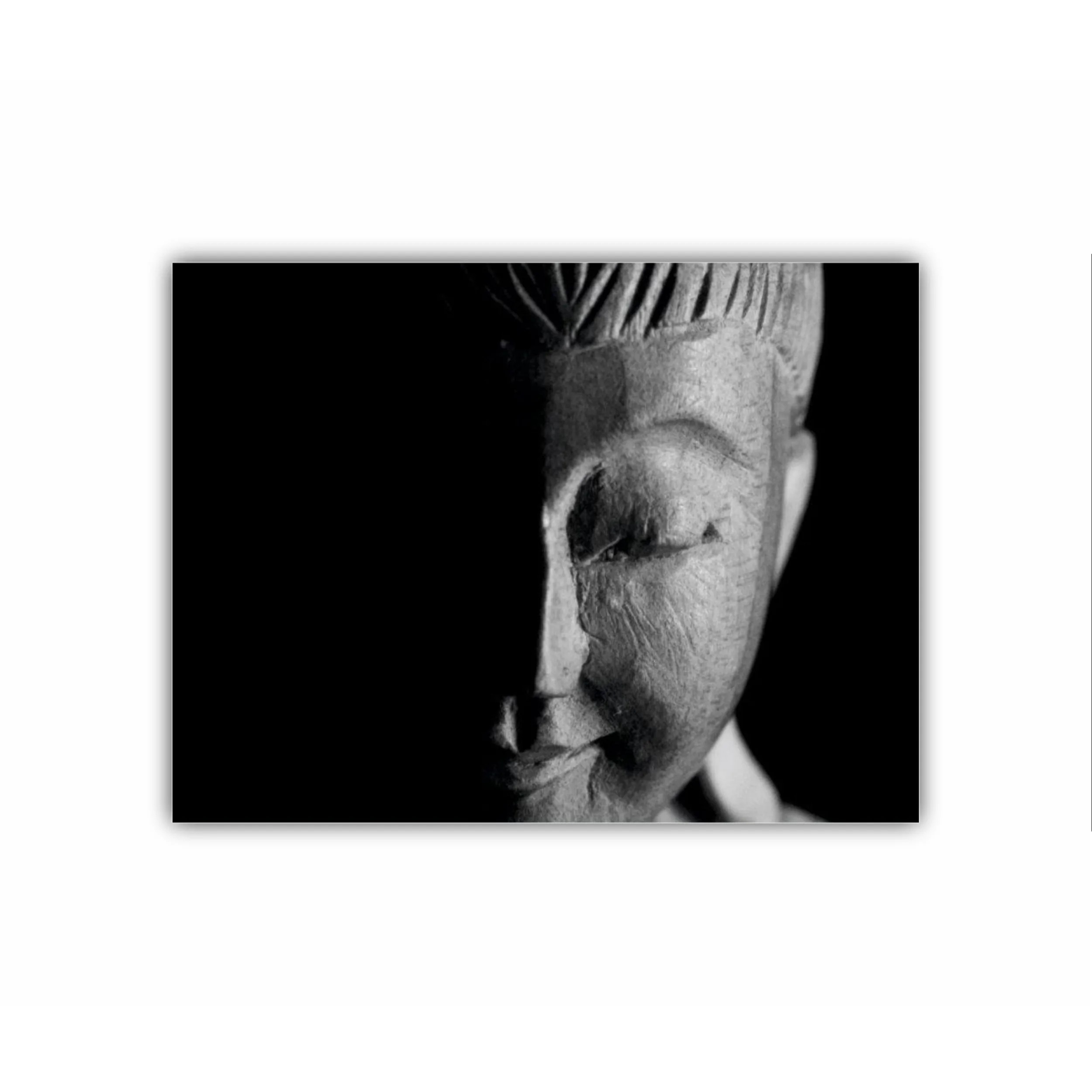 Buddha black and white